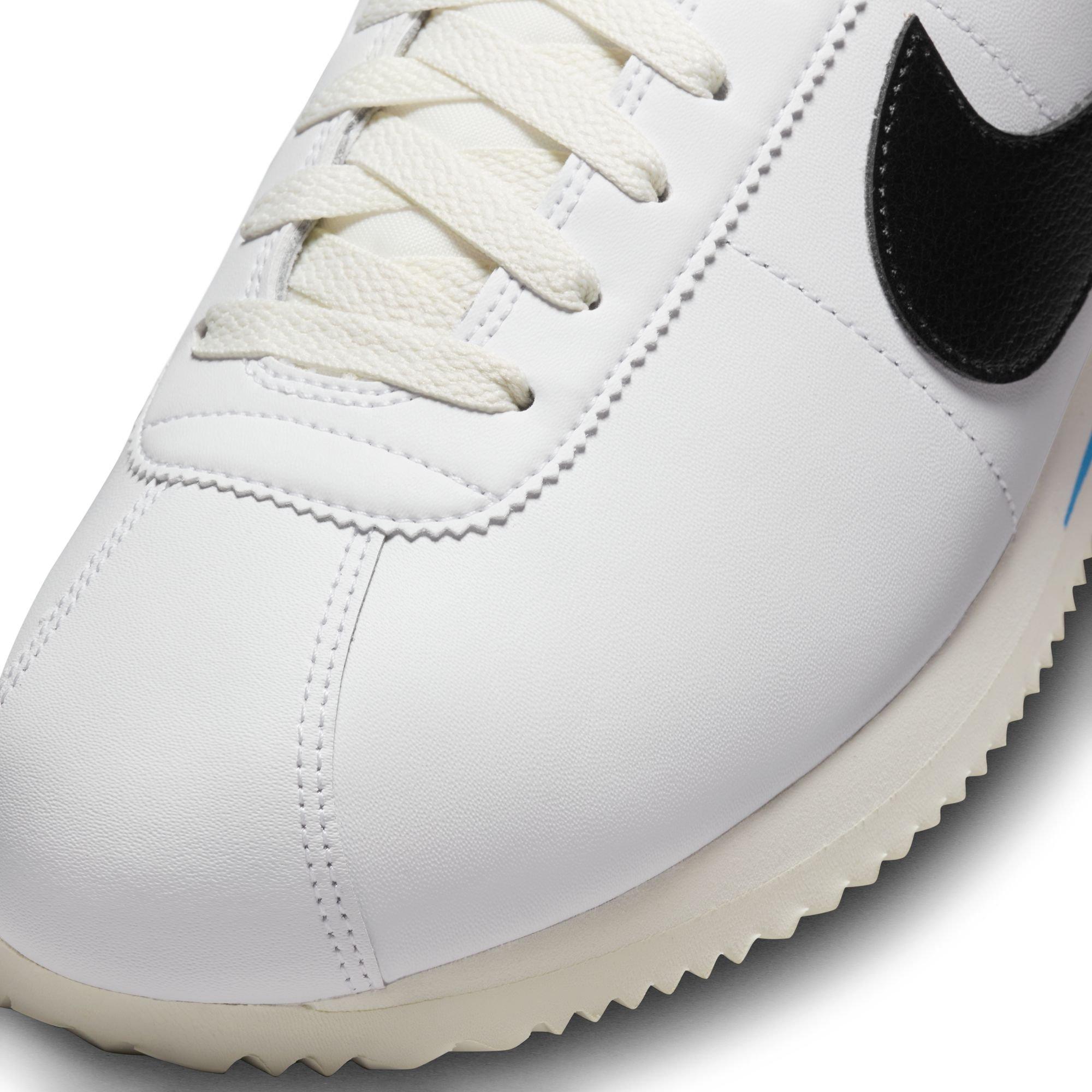 Nike Cortez "White/Black/Lt Photo Blue/Sail" Men's Shoe - WHITE/BLUE Thumbnail View 9