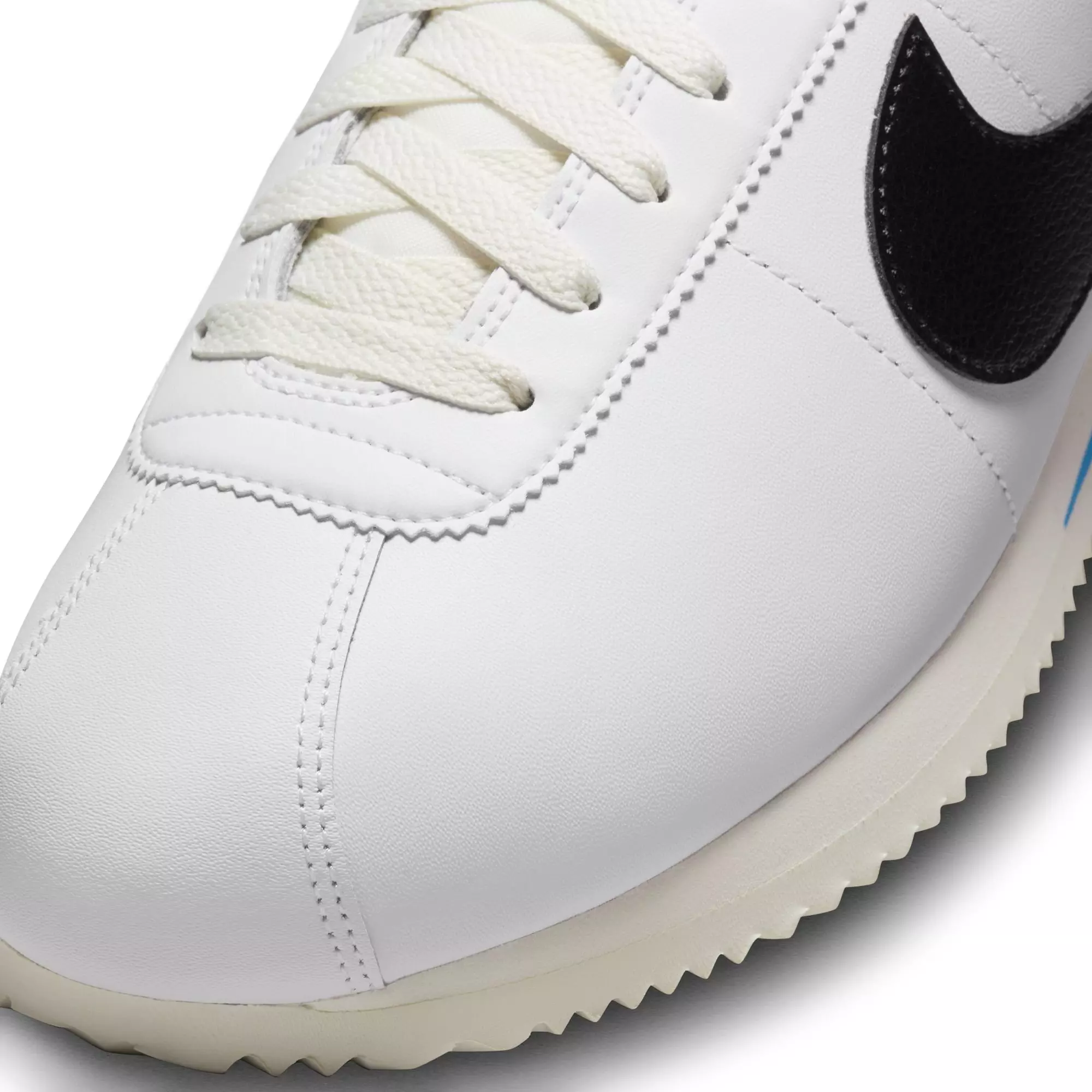 Nike Cortez "White/Black/Lt Photo Blue/Sail" Men's Shoe - WHITE/BLUE
