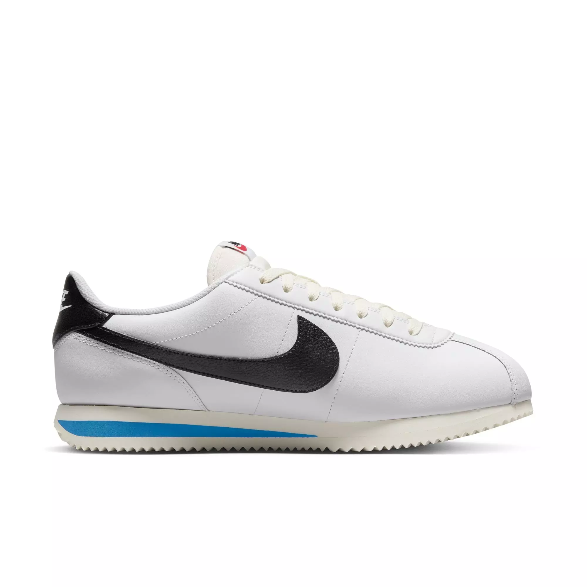 Nike Cortez "White/Black/Lt Photo Blue/Sail" Men's Shoe - WHITE/BLUE