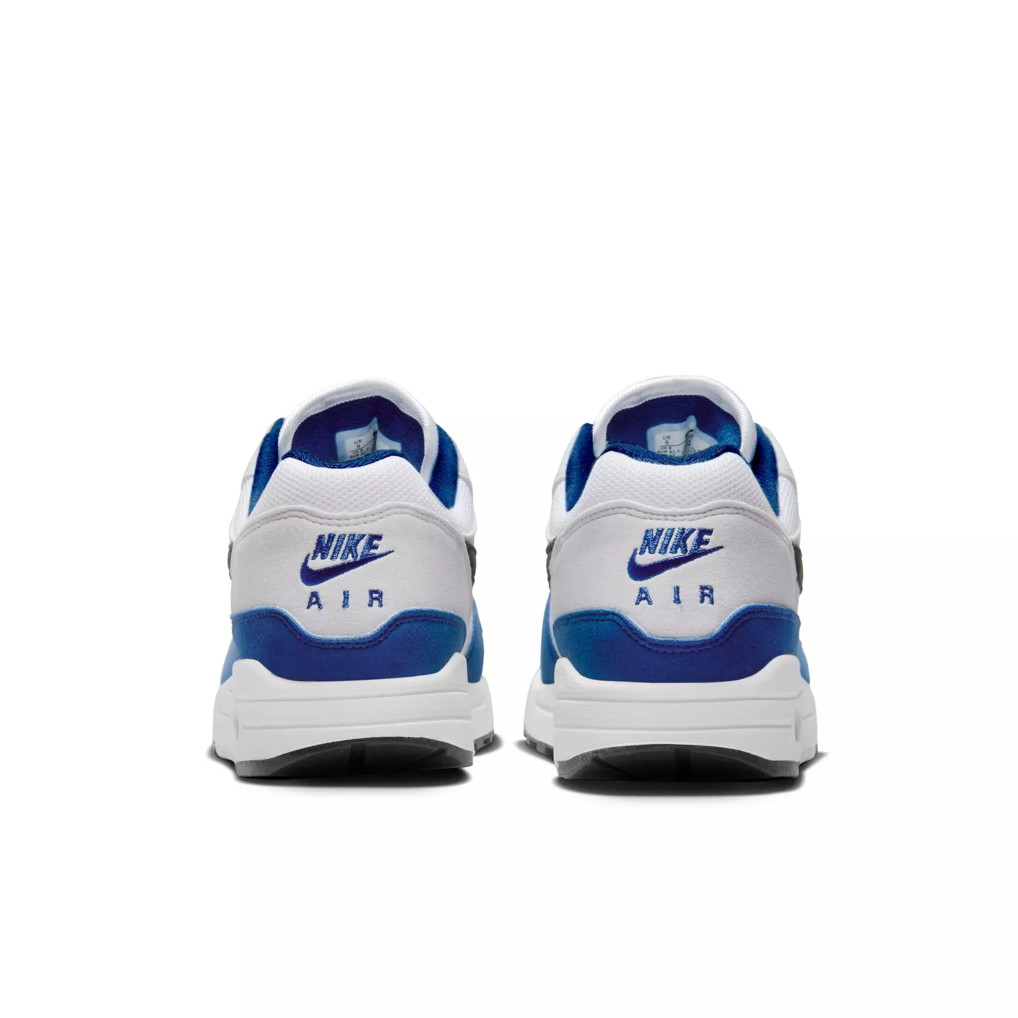 Nike Air Max 1 "Deep Royal Blue" Men's Shoe - WHITE/BLACK/DEEP ROYAL BLUE