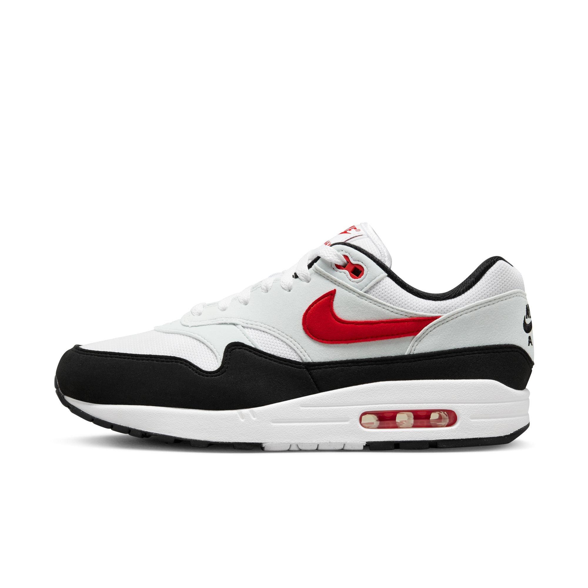 Nike Air Max 1 "Chili 2.0" Men's Shoe - WHITE/UNIVERSITY RED/PURE PLATINUM/BLACK Thumbnail View 8