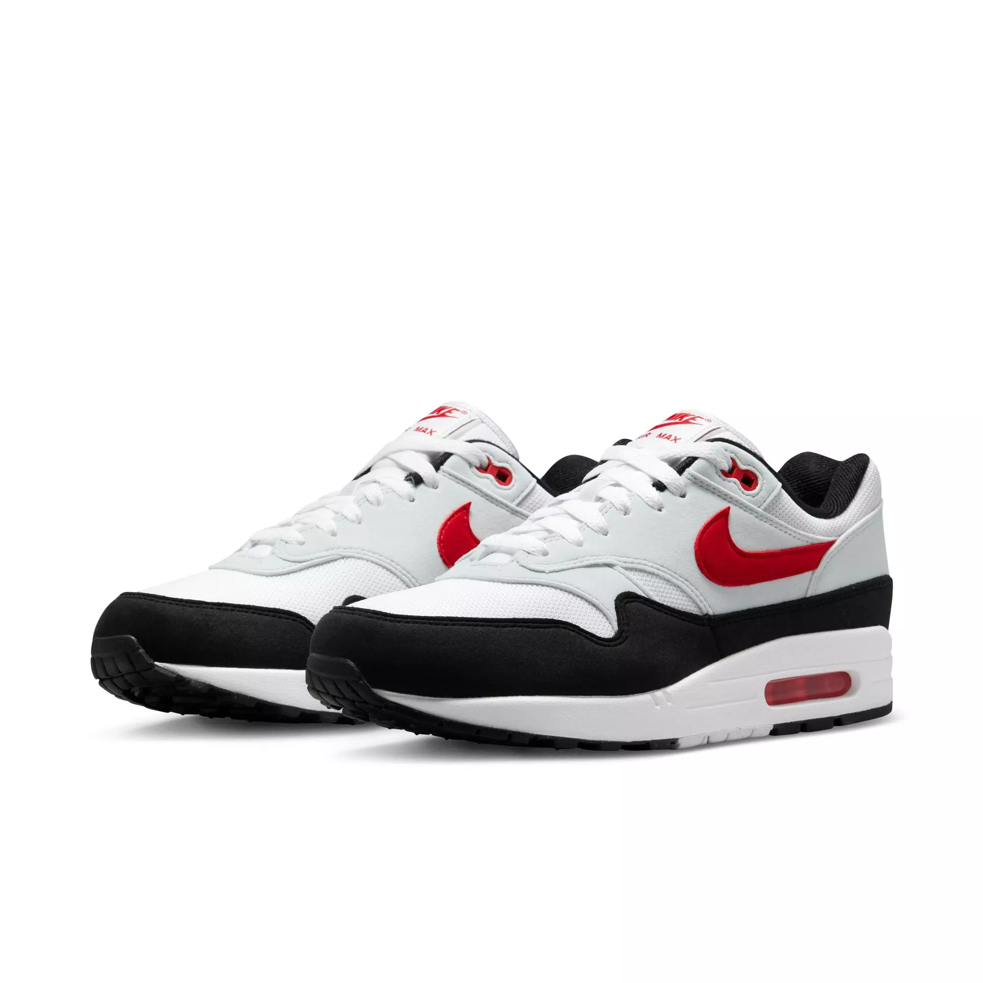 Nike Air Max 1 "Chili 2.0" Men's Shoe - WHITE/UNIVERSITY RED/PURE PLATINUM/BLACK