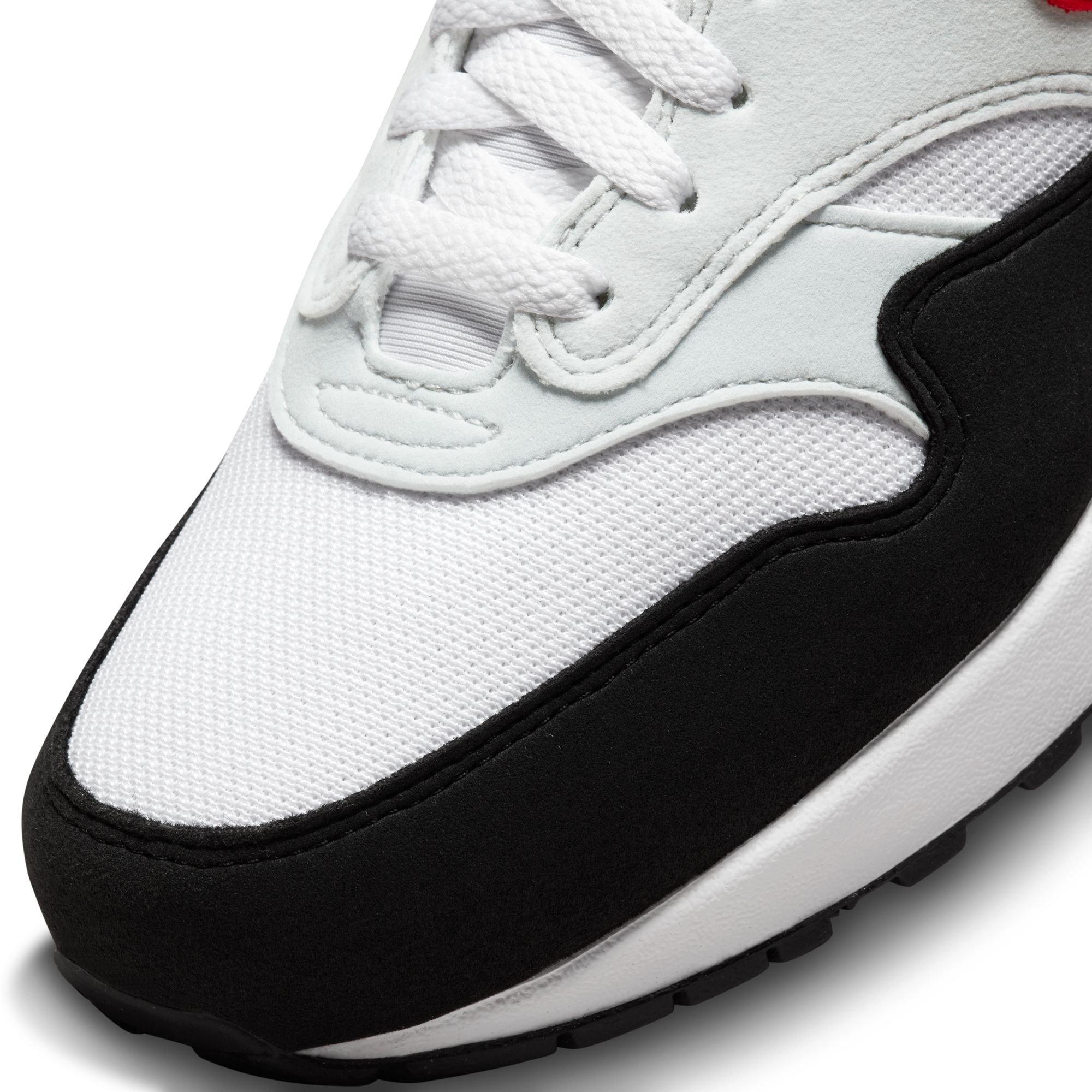Nike Air Max 1 "Chili 2.0" Men's Shoe - WHITE/UNIVERSITY RED/PURE PLATINUM/BLACK Thumbnail View 4