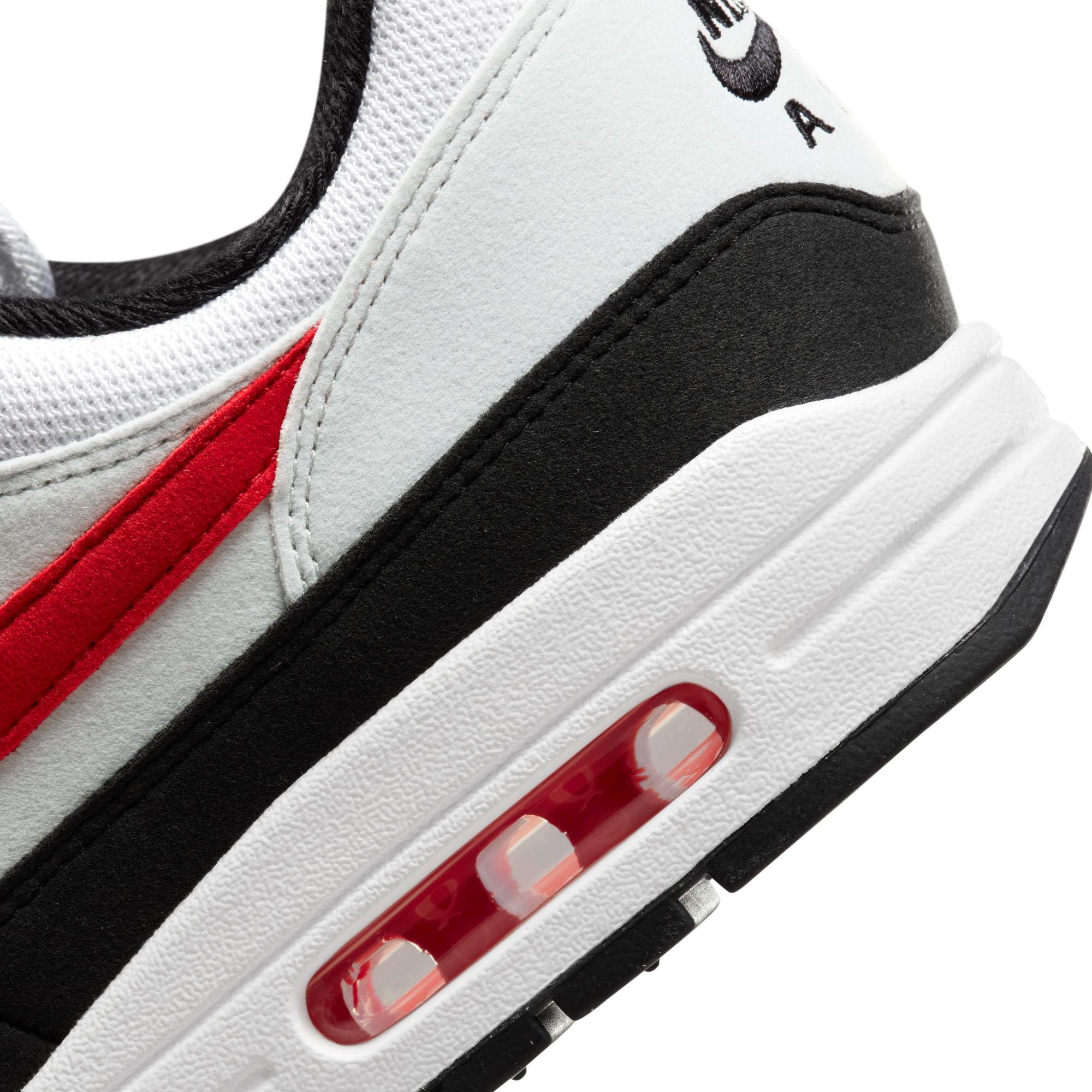 Nike Air Max 1 "Chili 2.0" Men's Shoe - WHITE/UNIVERSITY RED/PURE PLATINUM/BLACK Thumbnail View 5