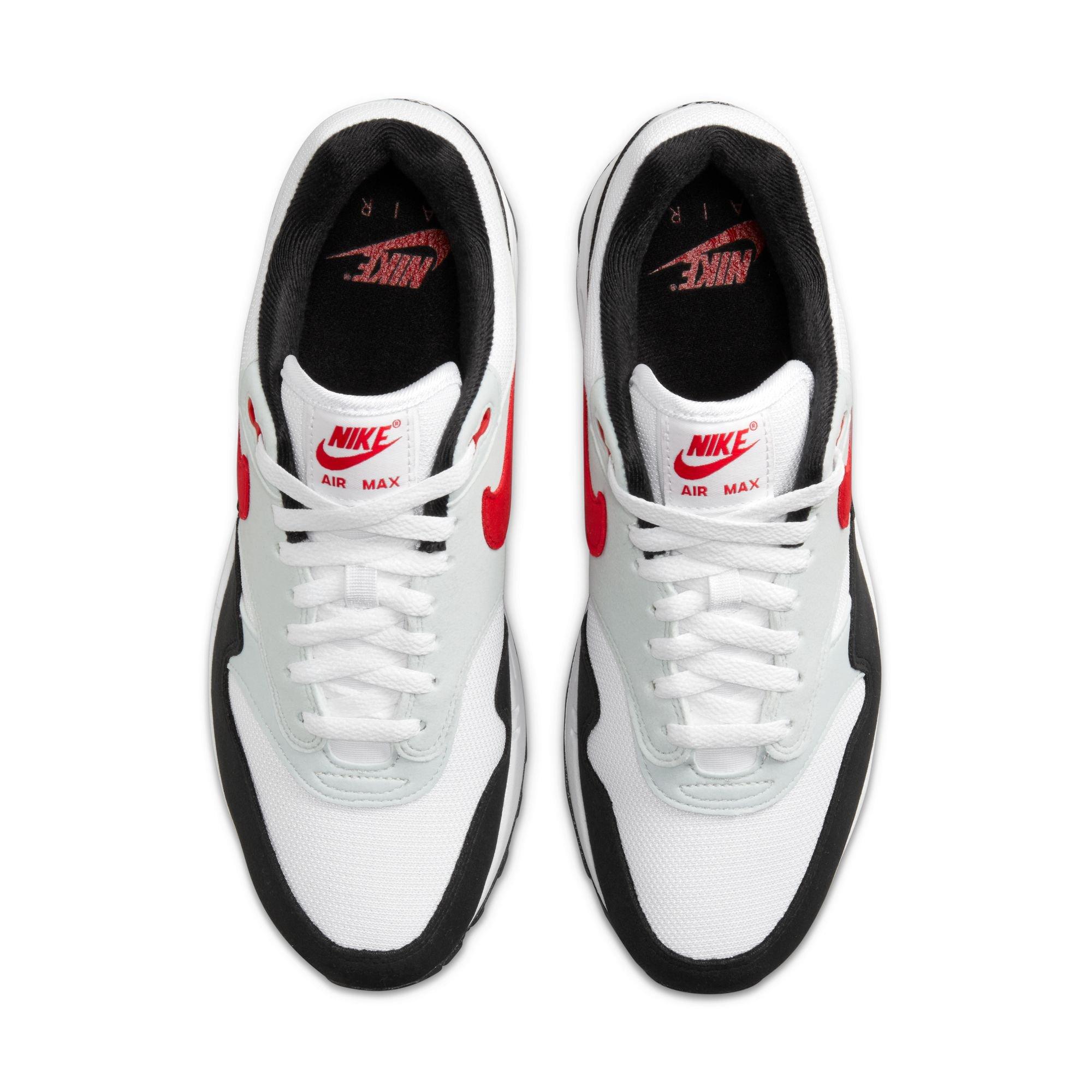Nike Air Max 1 "Chili 2.0" Men's Shoe - WHITE/UNIVERSITY RED/PURE PLATINUM/BLACK Thumbnail View 11