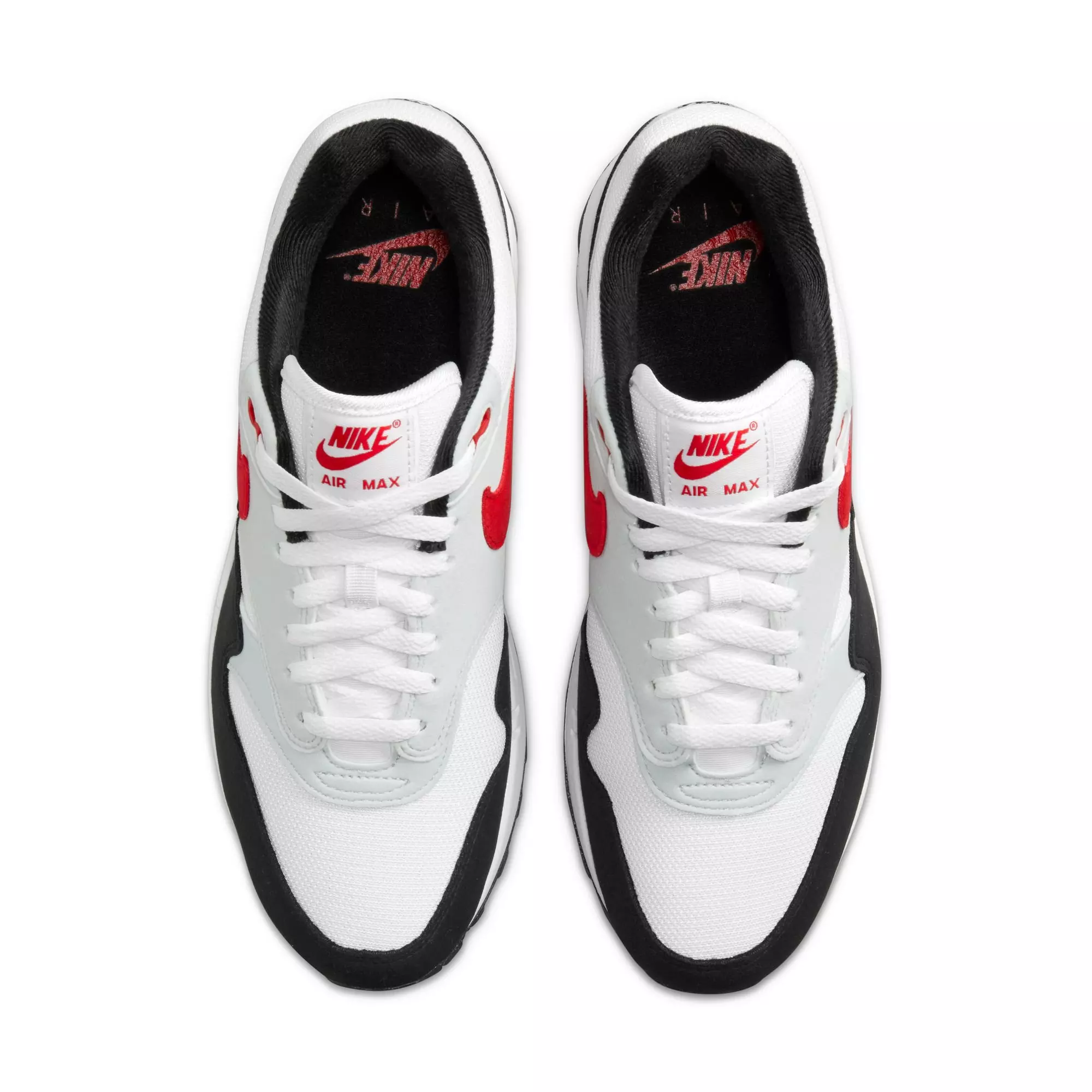 Nike Air Max 1 "Chili 2.0" Men's Shoe - WHITE/UNIVERSITY RED/PURE PLATINUM/BLACK