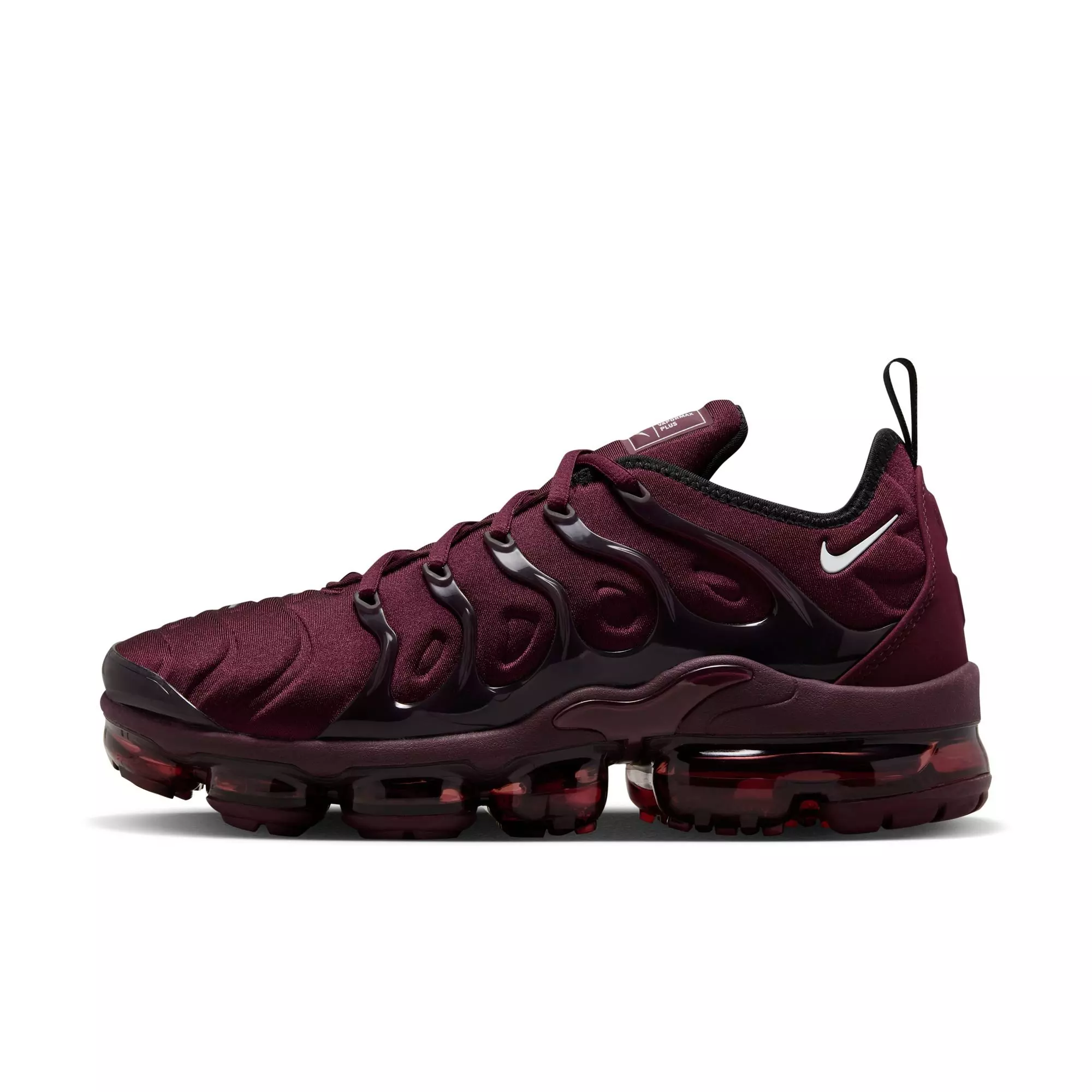 Nike Air VaporMax Plus "Night Maroon/White/Black/Cedar" Men's Shoe - MAROON