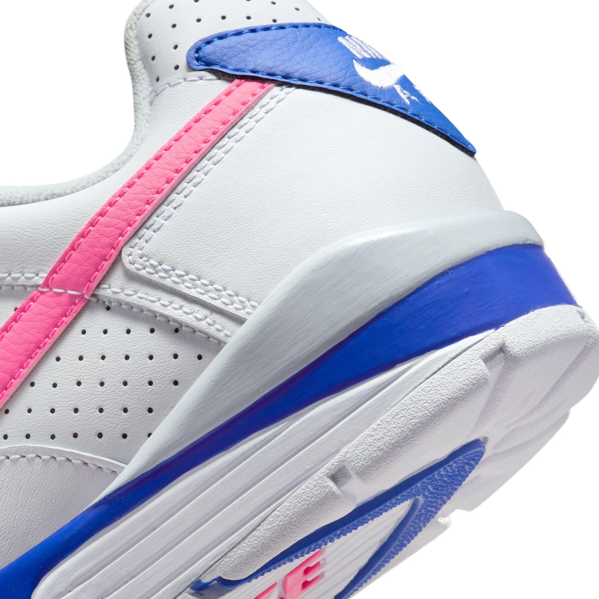 Nike Cross Trainer 3 Low "White/Hyper Pink/Racer Blue/Flt Silver" Men's Shoe - WHITE/PINK Thumbnail View 9