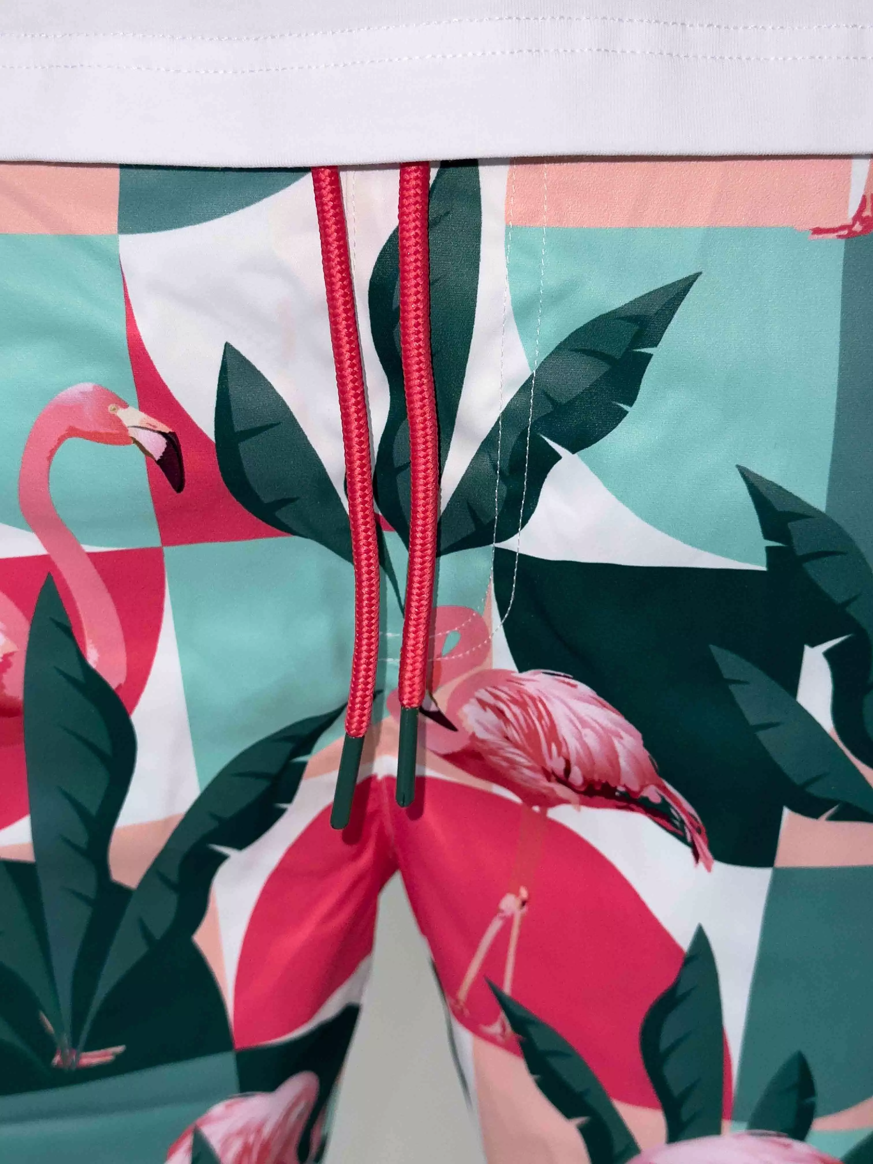 Blac Leaf Men's Summer Vibes Nylon Shorts - WHITE