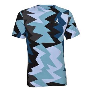 Jordan Men's Flight MVP All Over Print Tee-Lt Blue