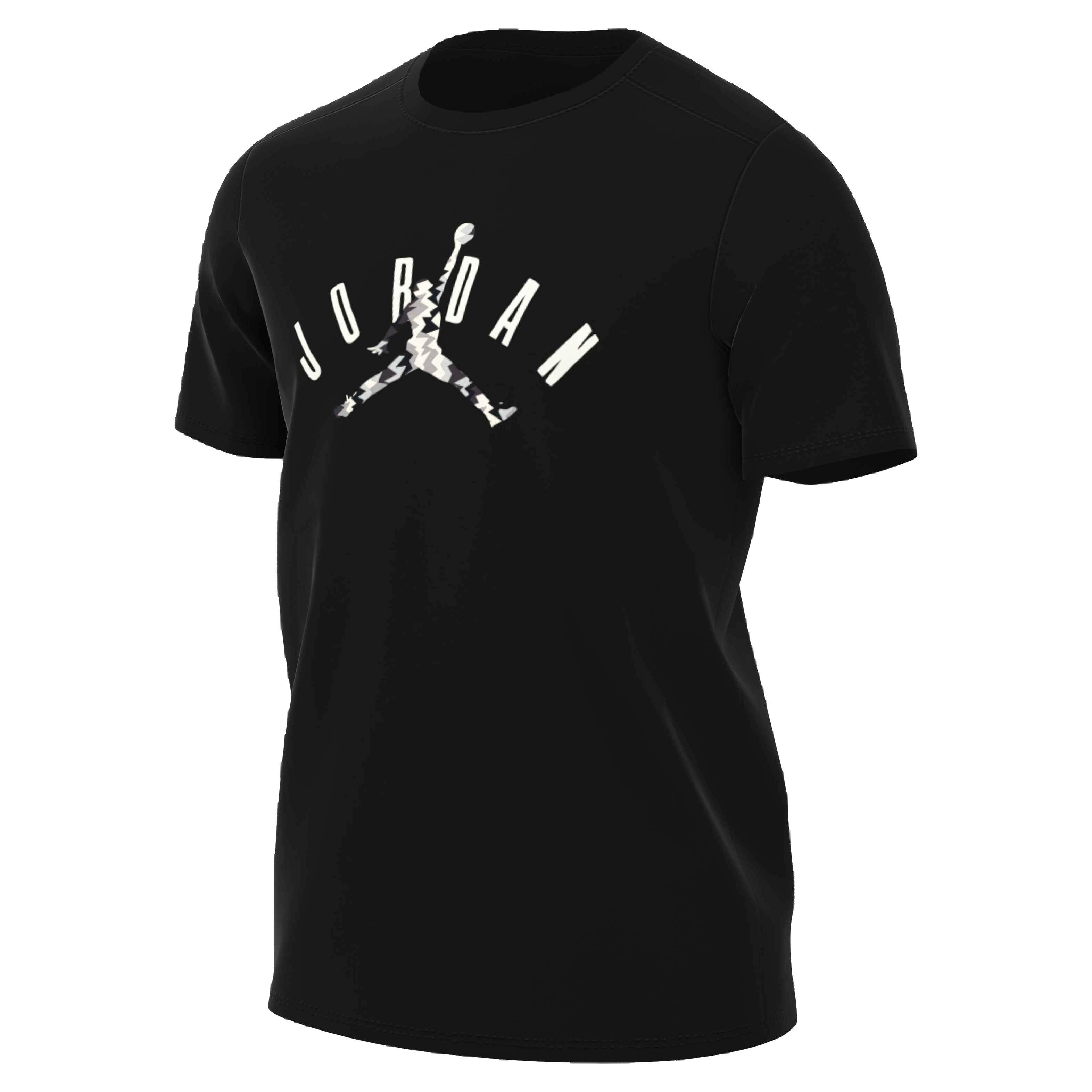 Jordan Men's MVP Flight Tee-Black/Tan - BLACK/TAN Thumbnail View 5