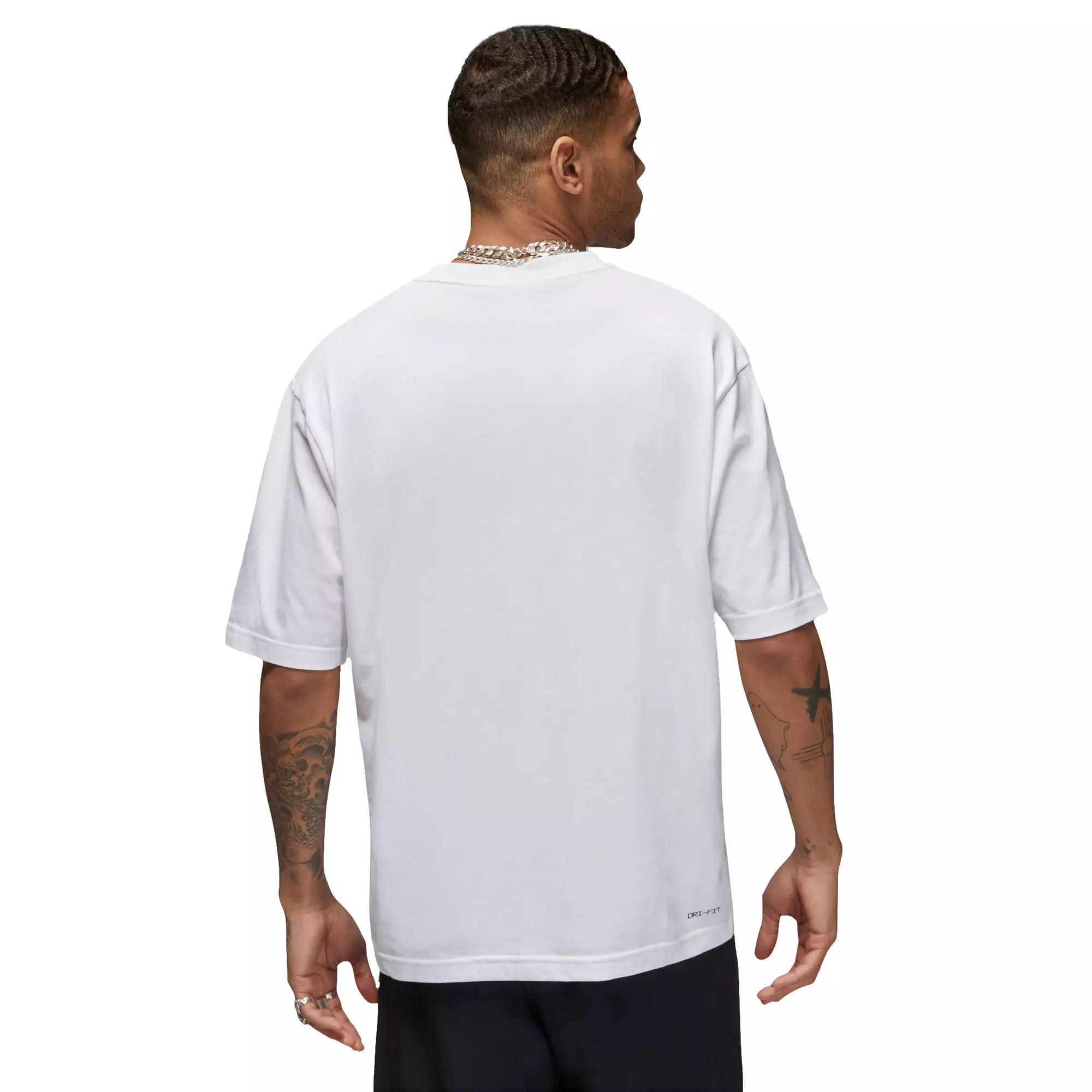 Jordan Men's Sport Graphic Tee-White/Teal - WHITE/TEAL