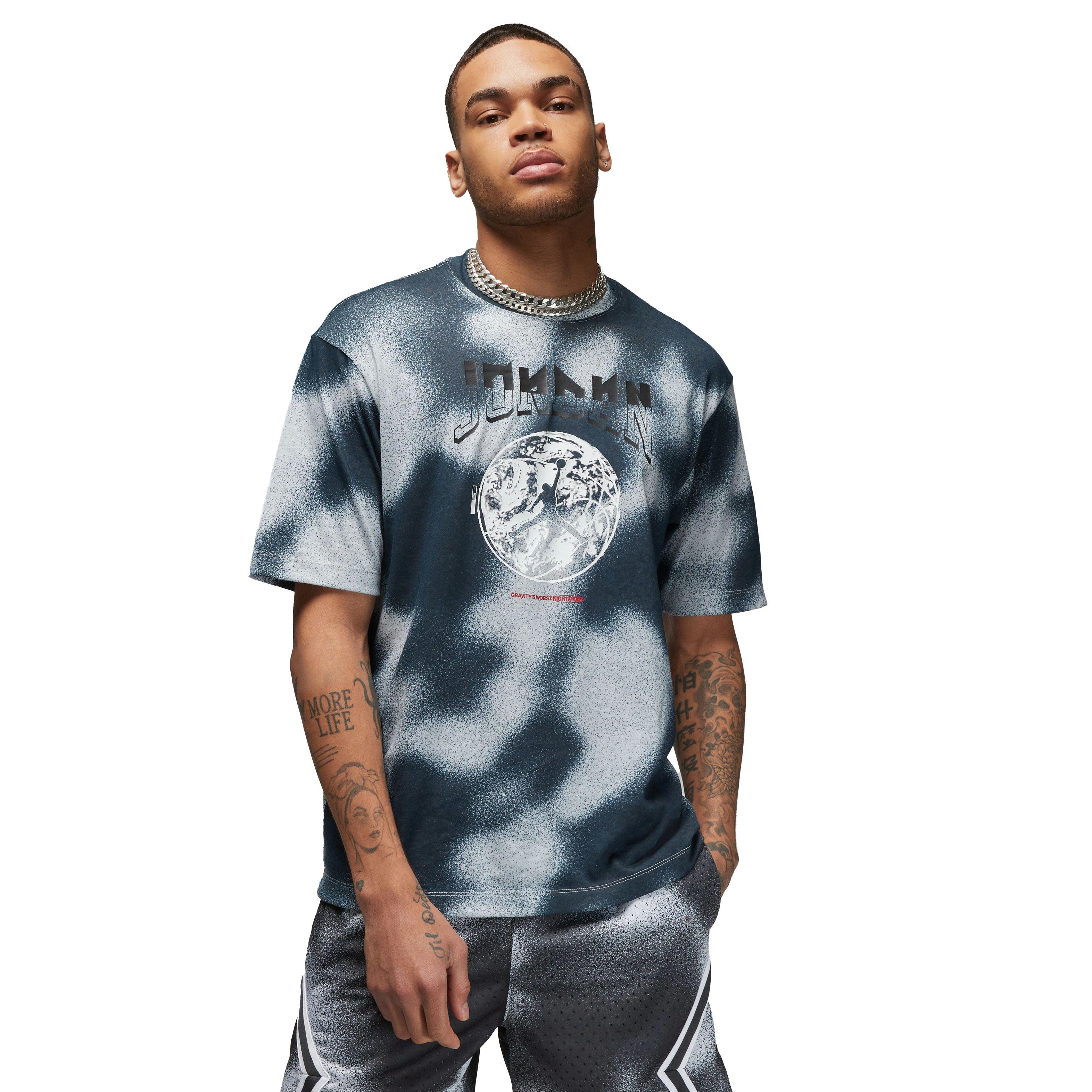Jordan Men's Sport Printed Tee - Anthracite - ANTHRACITE Thumbnail View 1