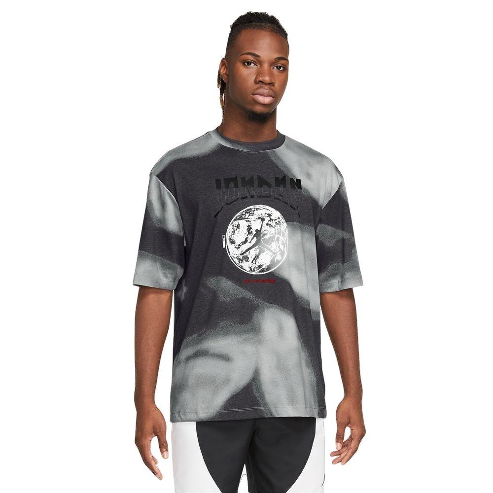 Jordan Men's Sport Printed Tee - Anthracite - ANTHRACITE Thumbnail View 6