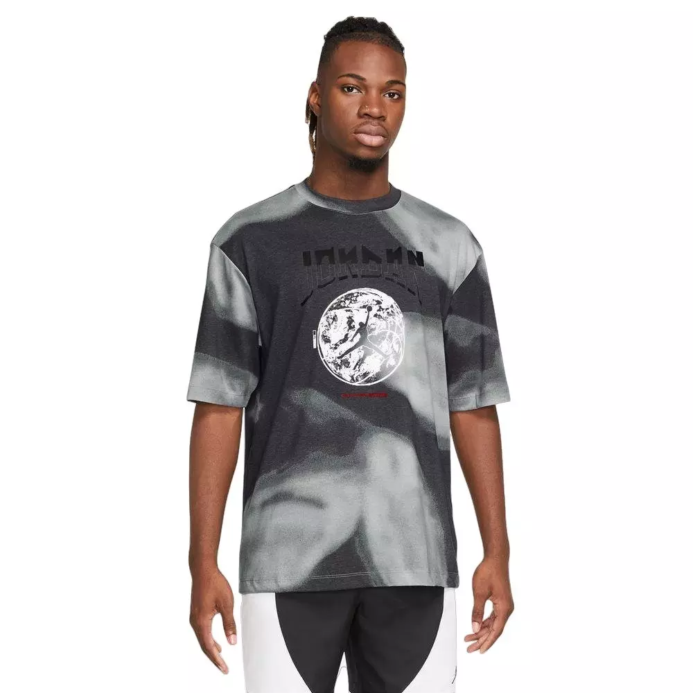 Jordan Men's Sport Printed Tee - Anthracite - ANTHRACITE