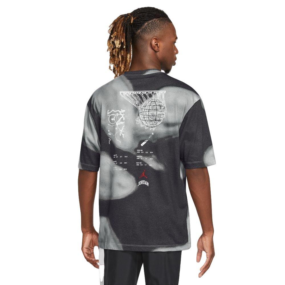 Jordan Men's Sport Printed Tee - Anthracite - ANTHRACITE Thumbnail View 7