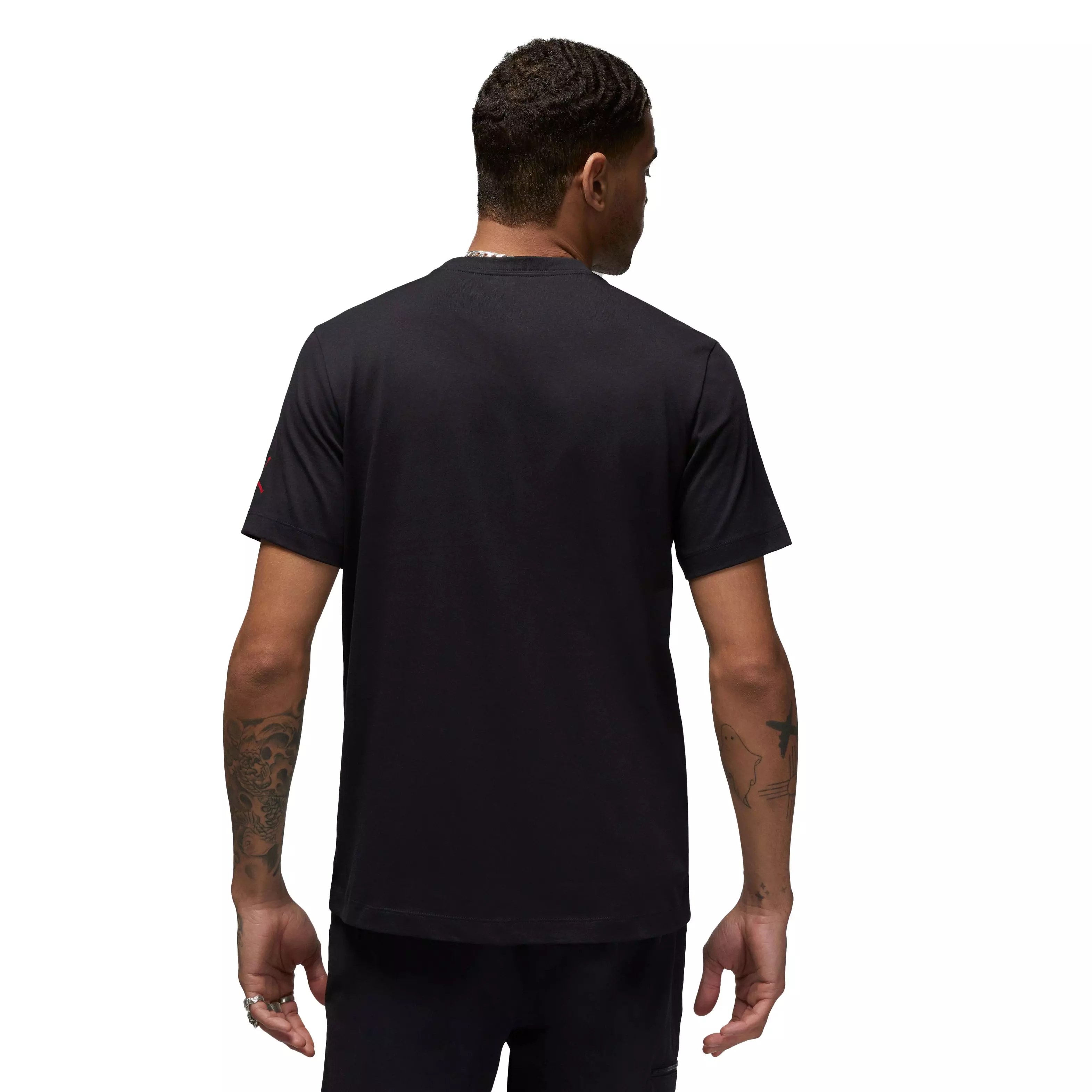 Jordan Men's Brand Graphic Crewneck Tee - Black/Red - BLACK/RED