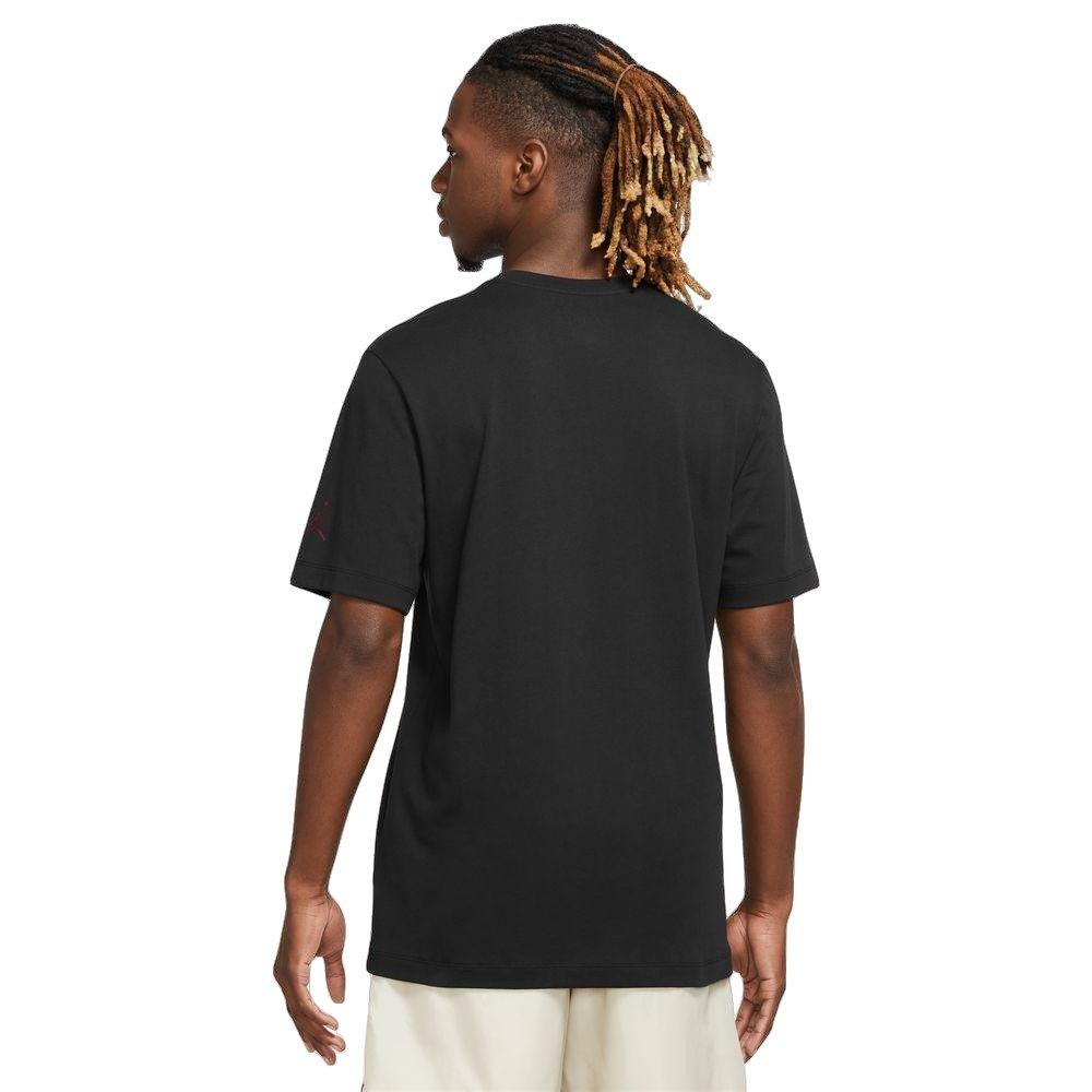 Jordan Men's Brand Graphic Crewneck Tee - Black/Red - BLACK/RED Thumbnail View 4