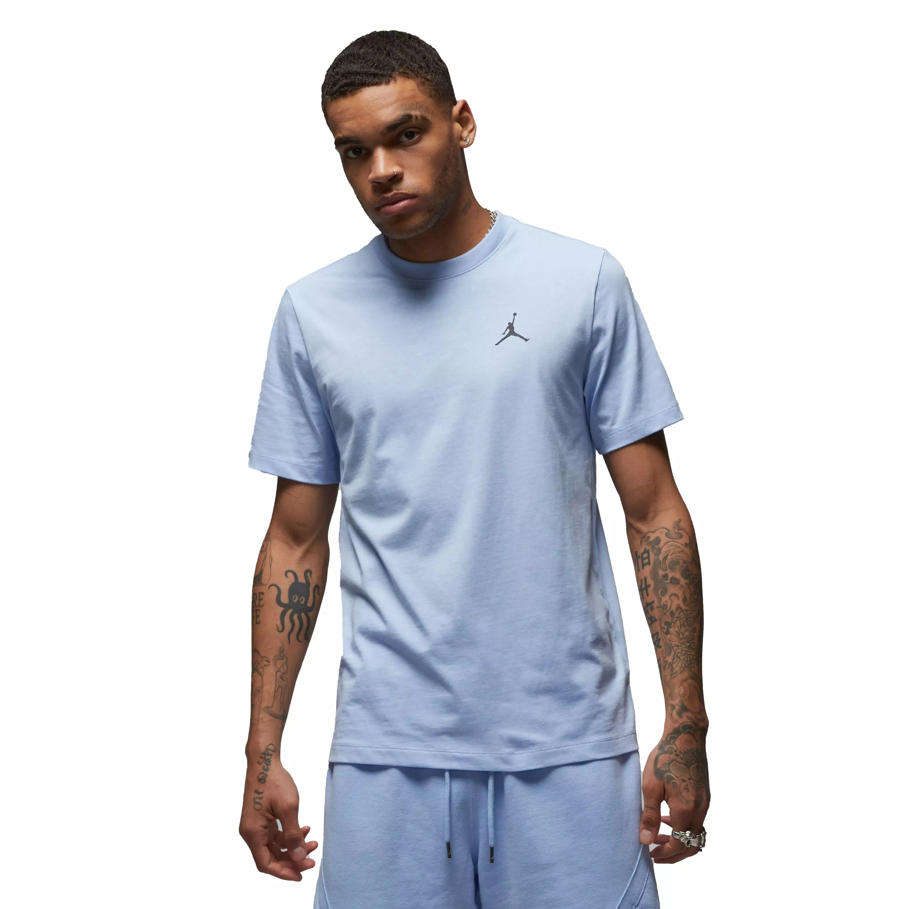 Jordan Men's Brand Graphic Crewneck Tee - Royal Tint - LT BLUE