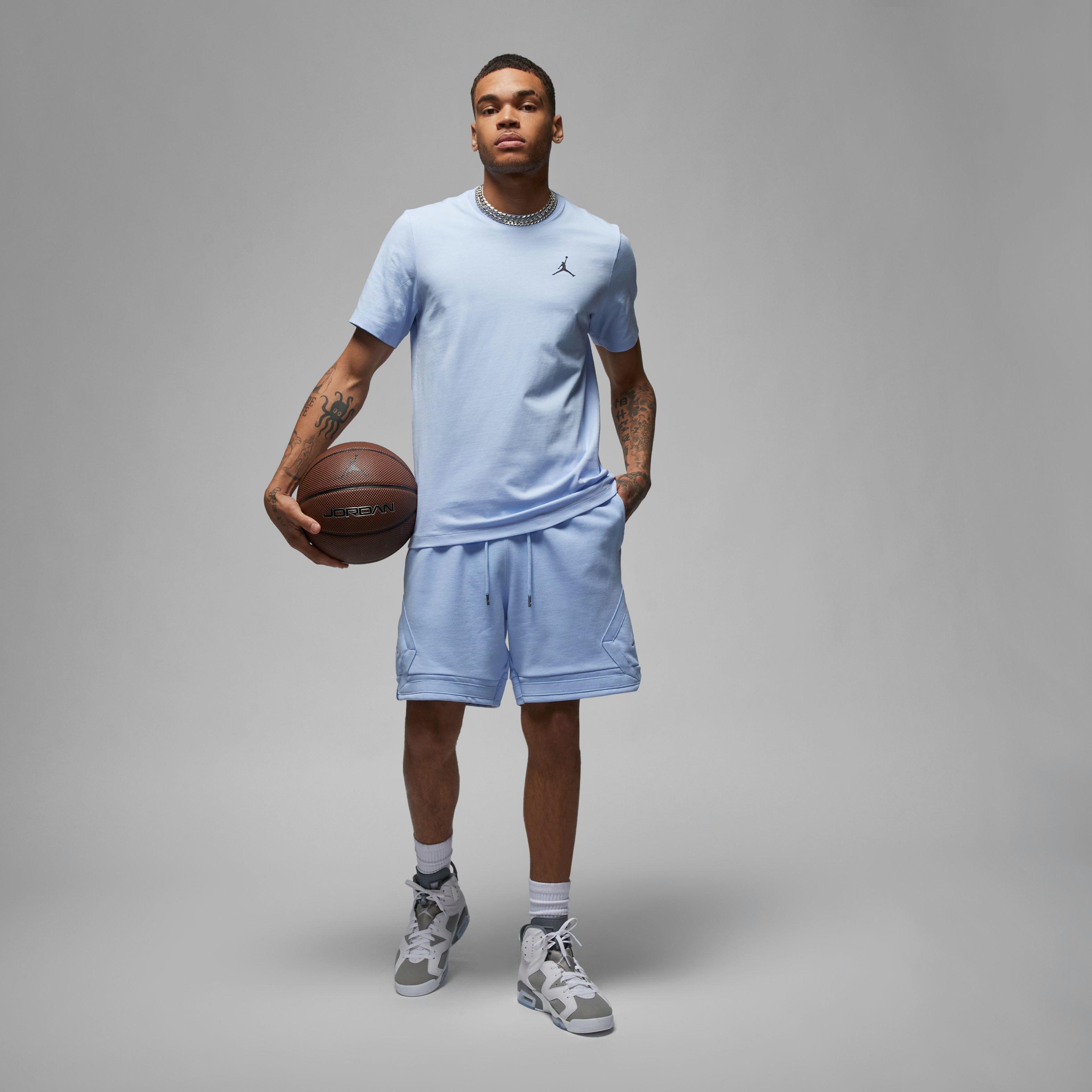 Jordan Men's Brand Graphic Crewneck Tee - Royal Tint - LT BLUE Thumbnail View 6