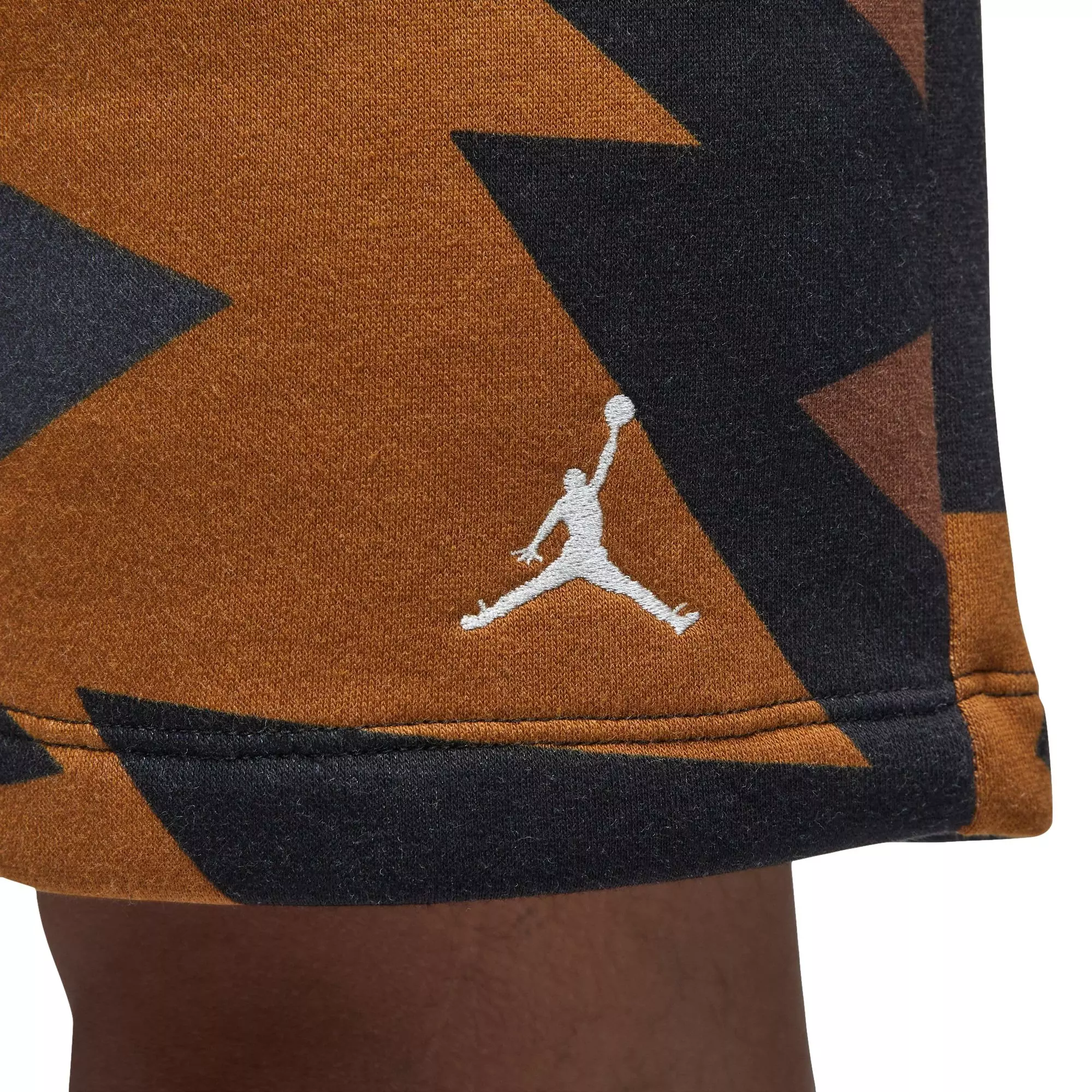 Jordan Men's MVP Flight All Over Print Shorts-Tan - TAN