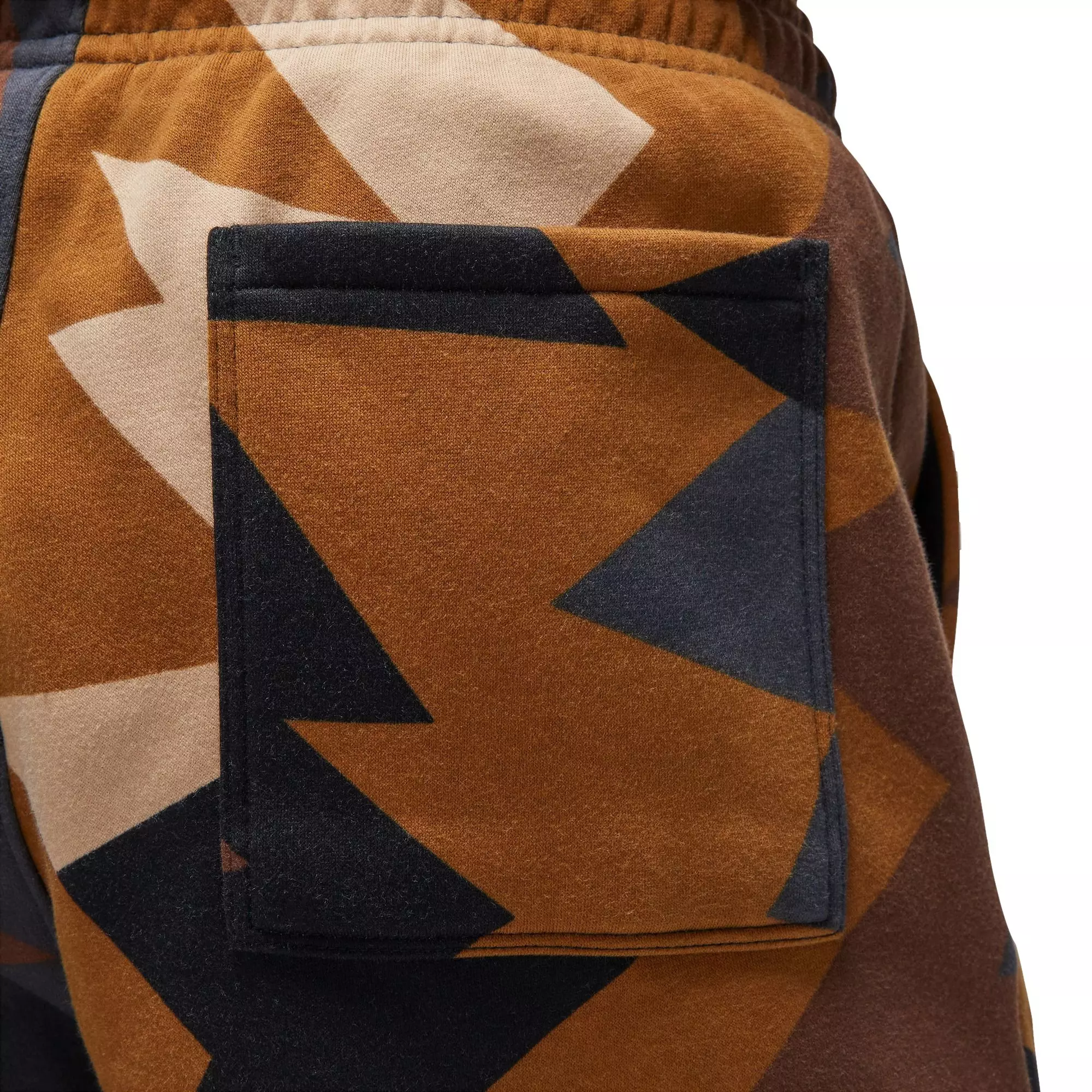 Jordan Men's MVP Flight All Over Print Shorts-Tan - TAN