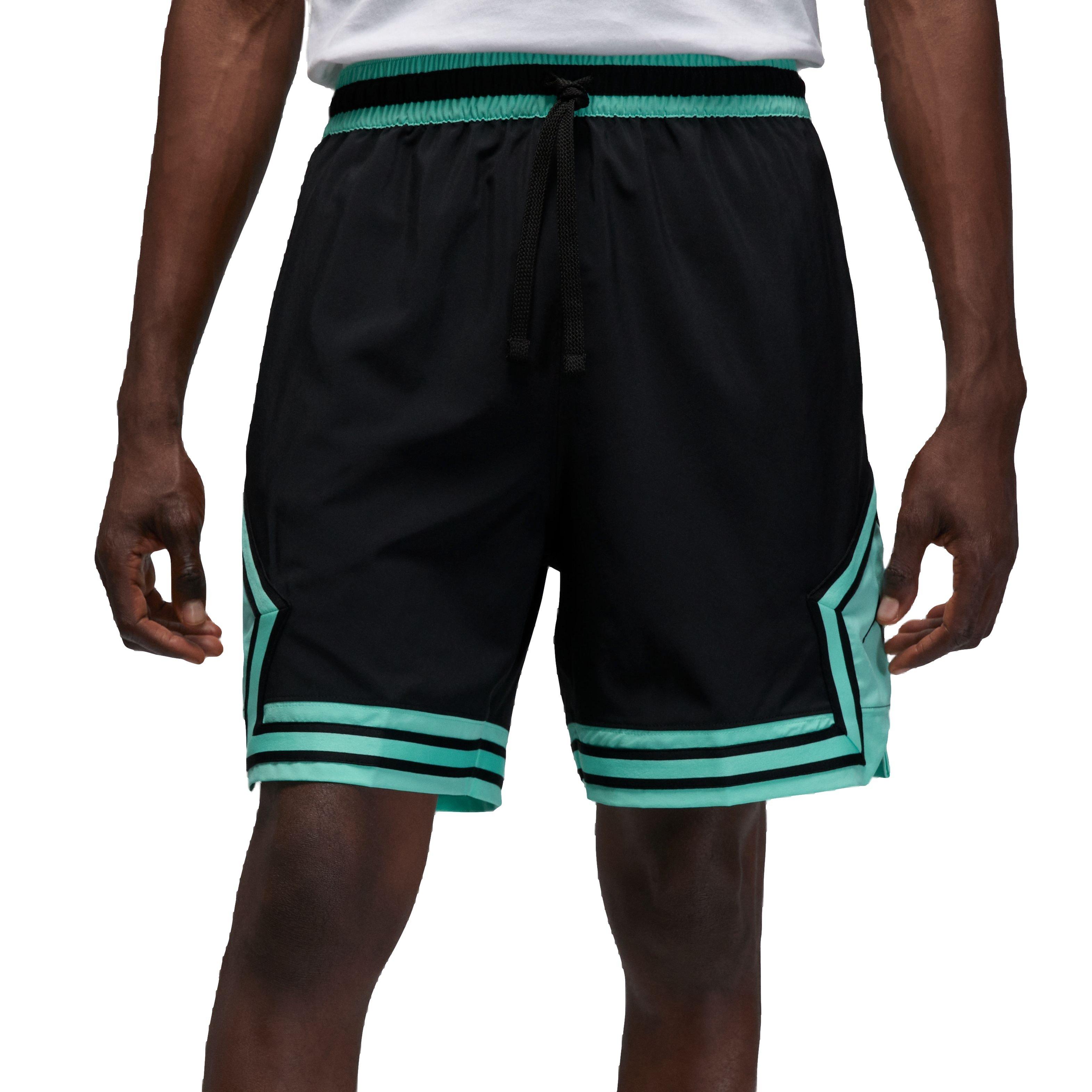 Jordan Men's Dri-FIT Sport Woven Diamond Shorts - BLACK/TEAL Thumbnail View 1
