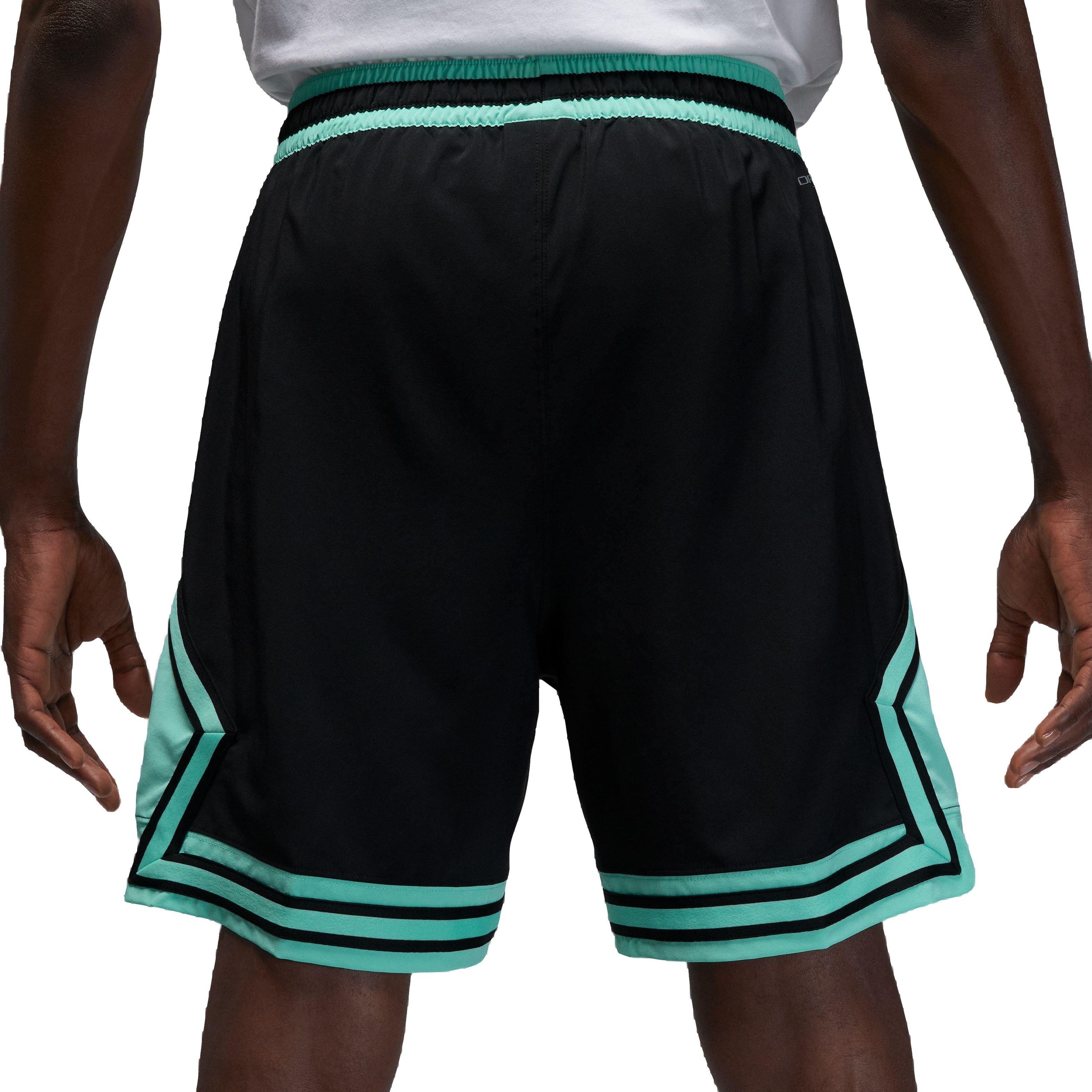 Jordan Men's Dri-FIT Sport Woven Diamond Shorts - BLACK/TEAL Thumbnail View 2