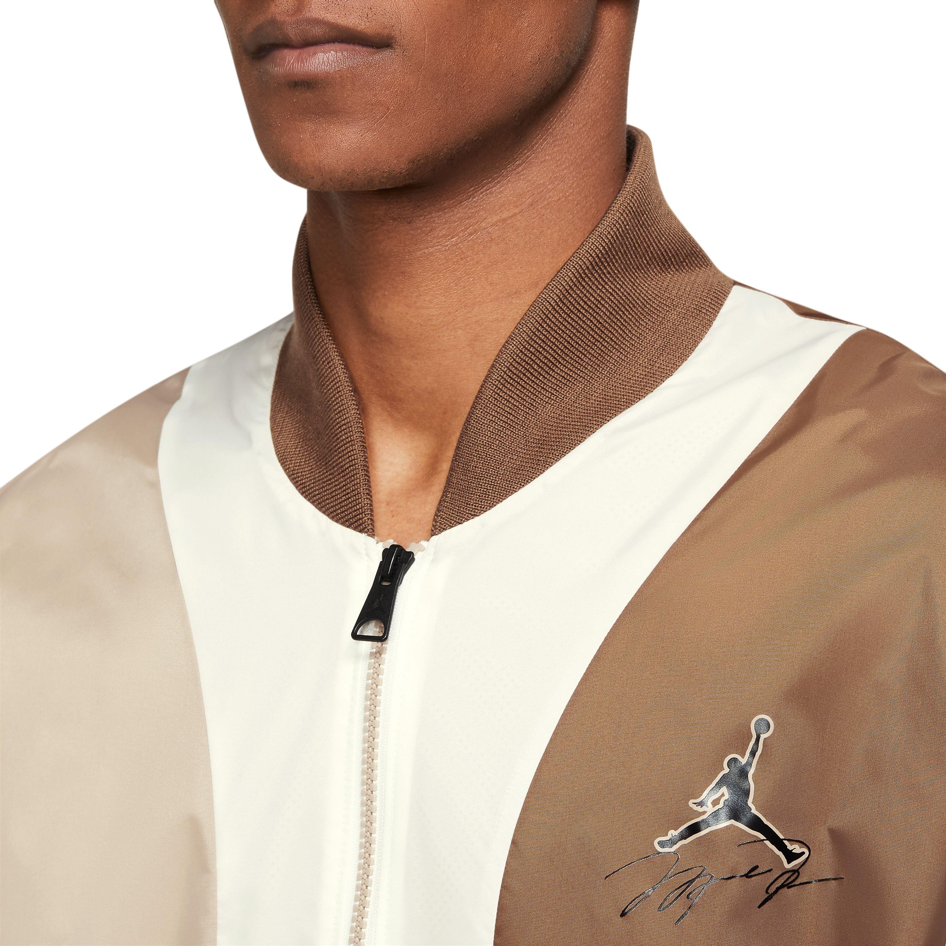 Jordan Men's Flight HBR MVP Jacket-Tan - Hibbett | City Gear