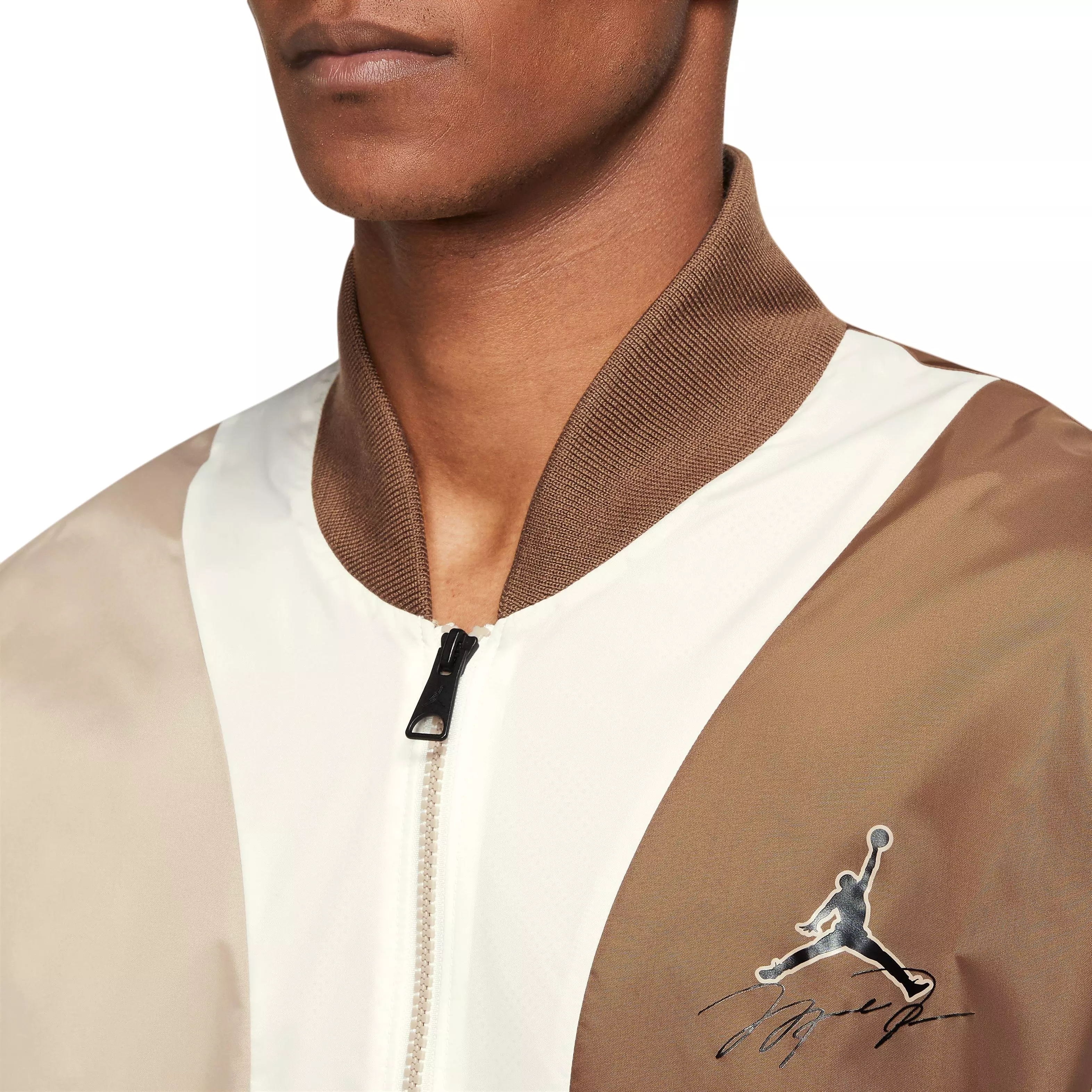 Jordan Men's Flight HBR MVP Jacket-Tan - TAN