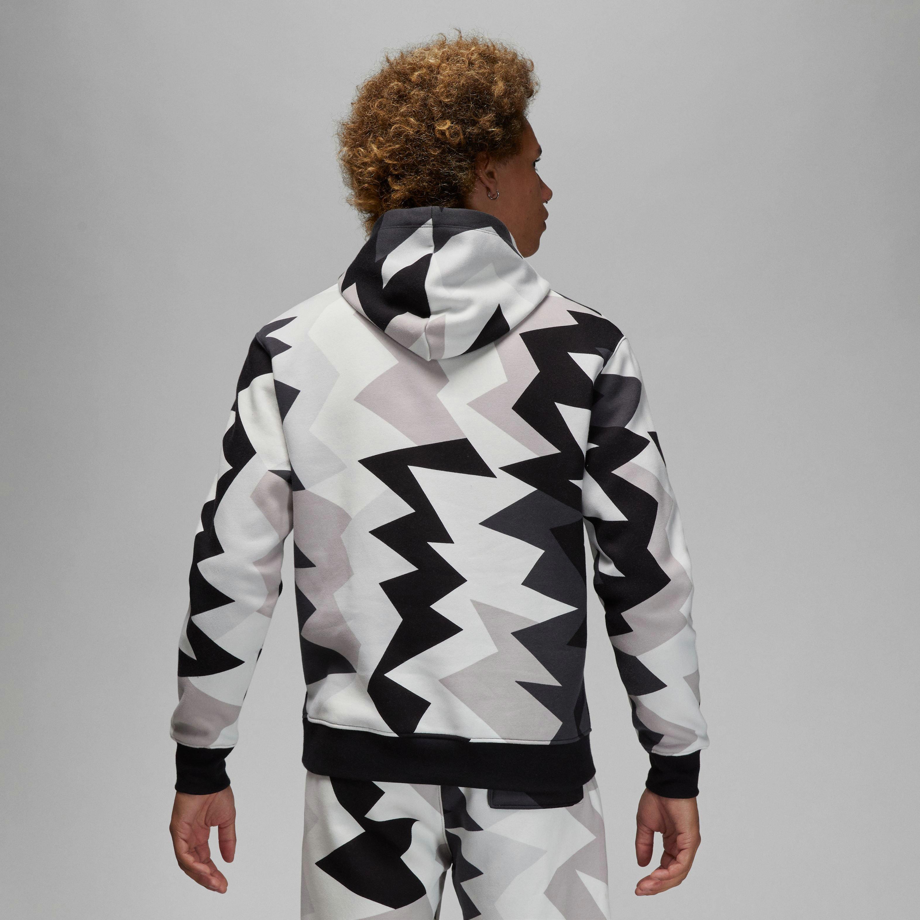 Jordan Men's Flight MVP Printed Fleece Pullover Hoodie - Sail - SAIL Thumbnail View 7