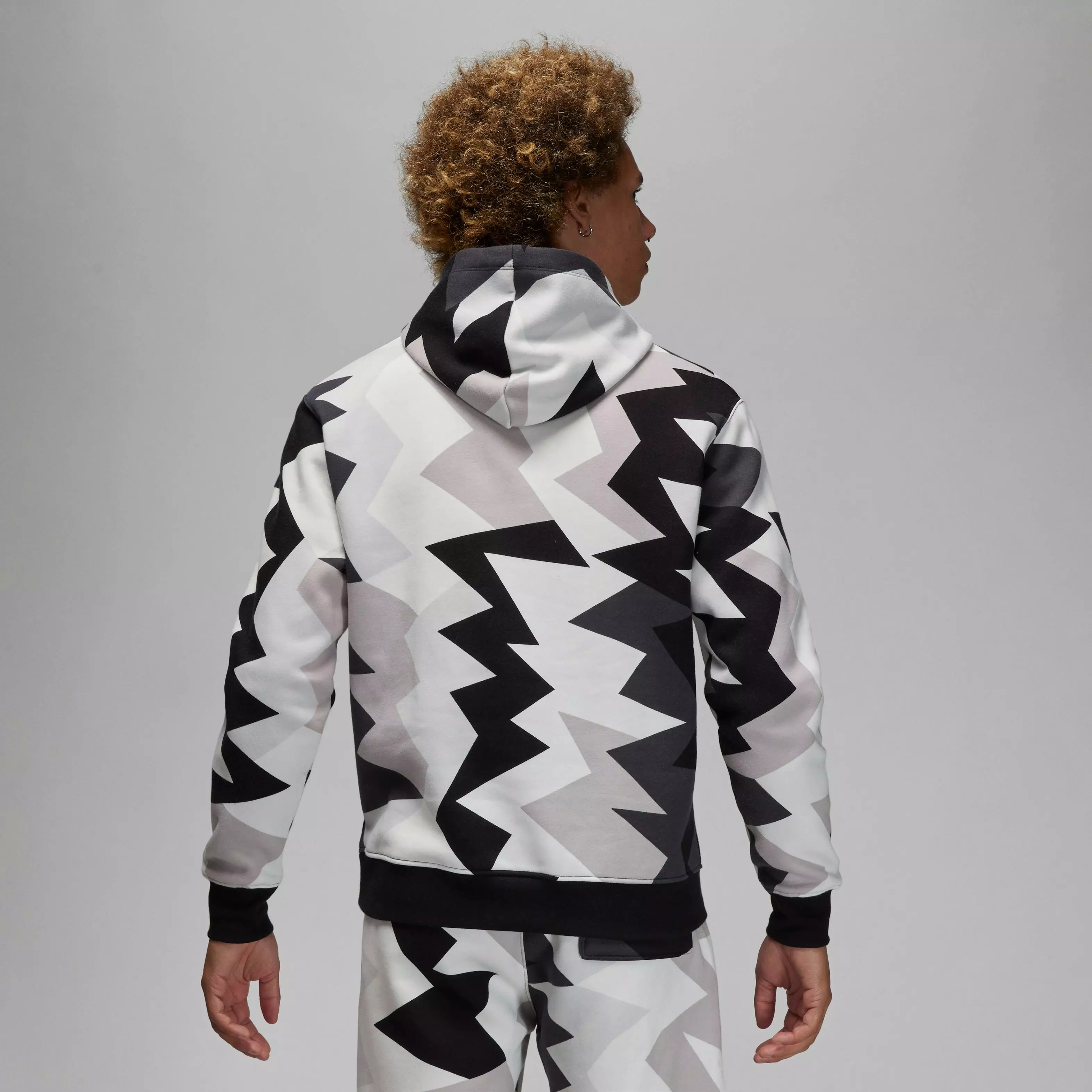 Jordan Men's Flight MVP Printed Fleece Pullover Hoodie - Sail - SAIL