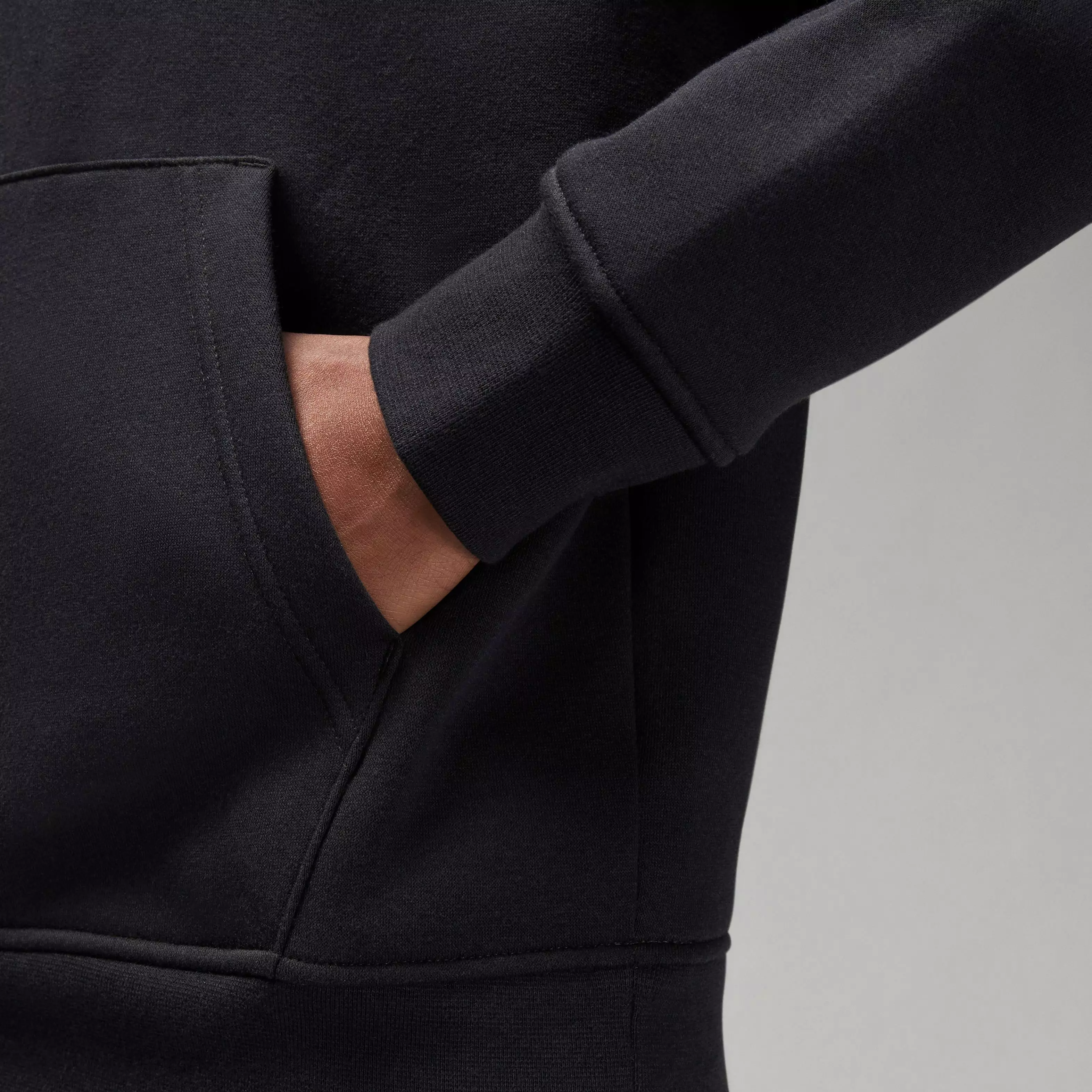 Jordan Men's Flight MVP Pullover Hoodie-Black/Tan - BLACK/TAN