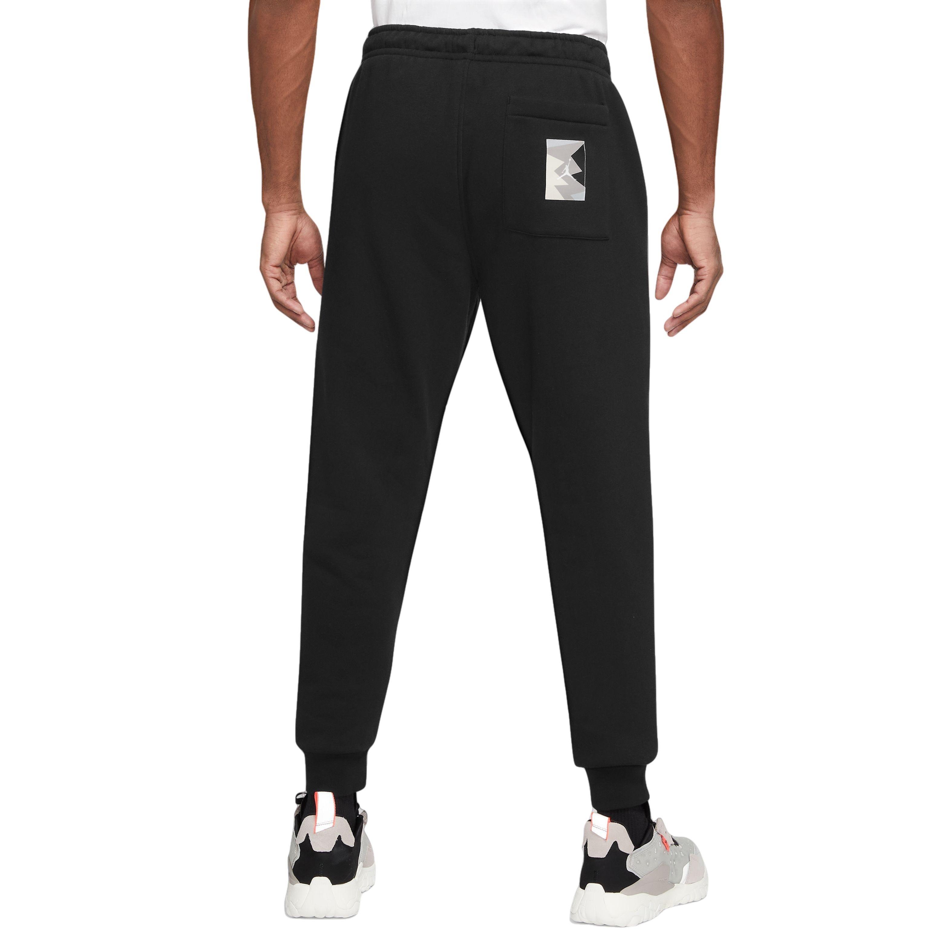 Jordan Men's MVP Flight Fleece Pants-Black/Tan - BLACK/TAN Thumbnail View 2