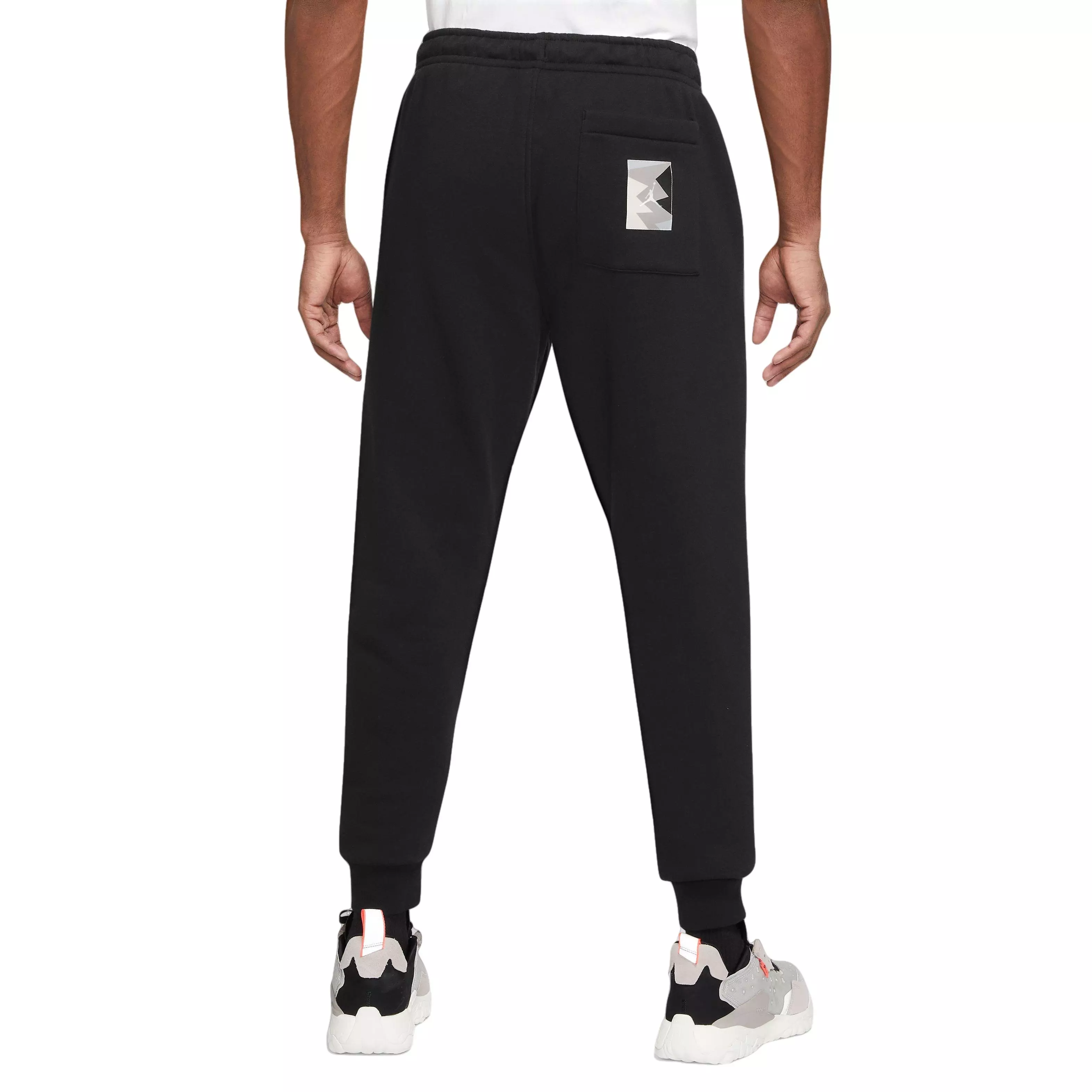 Jordan Men's MVP Flight Fleece Pants-Black/Tan - BLACK/TAN