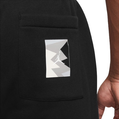 Jordan Men's MVP Flight Fleece Pants-Black/Tan - BLACK/TAN Thumbnail View 3