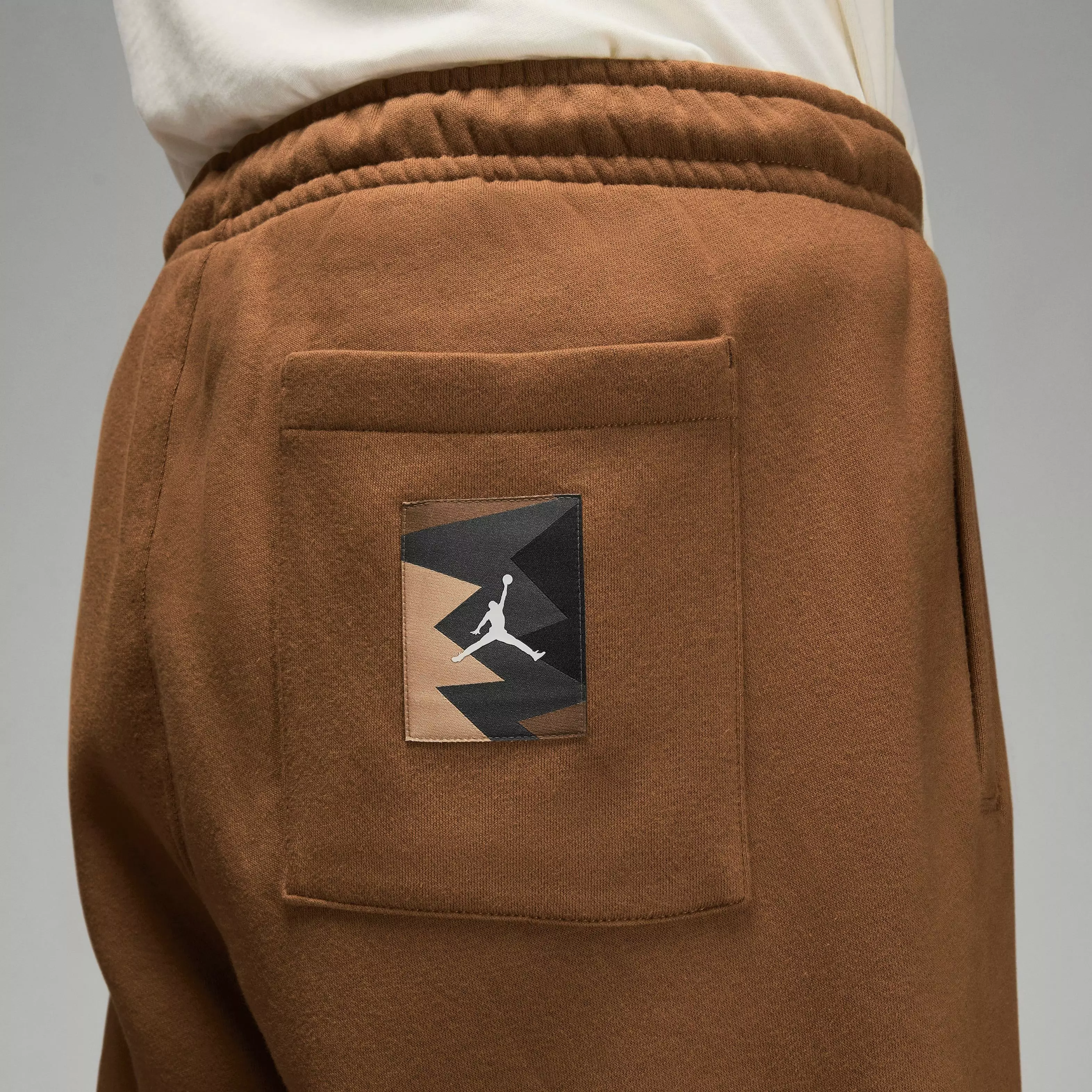 Jordan Flight MVP Fleece Pants-Tan - TAN