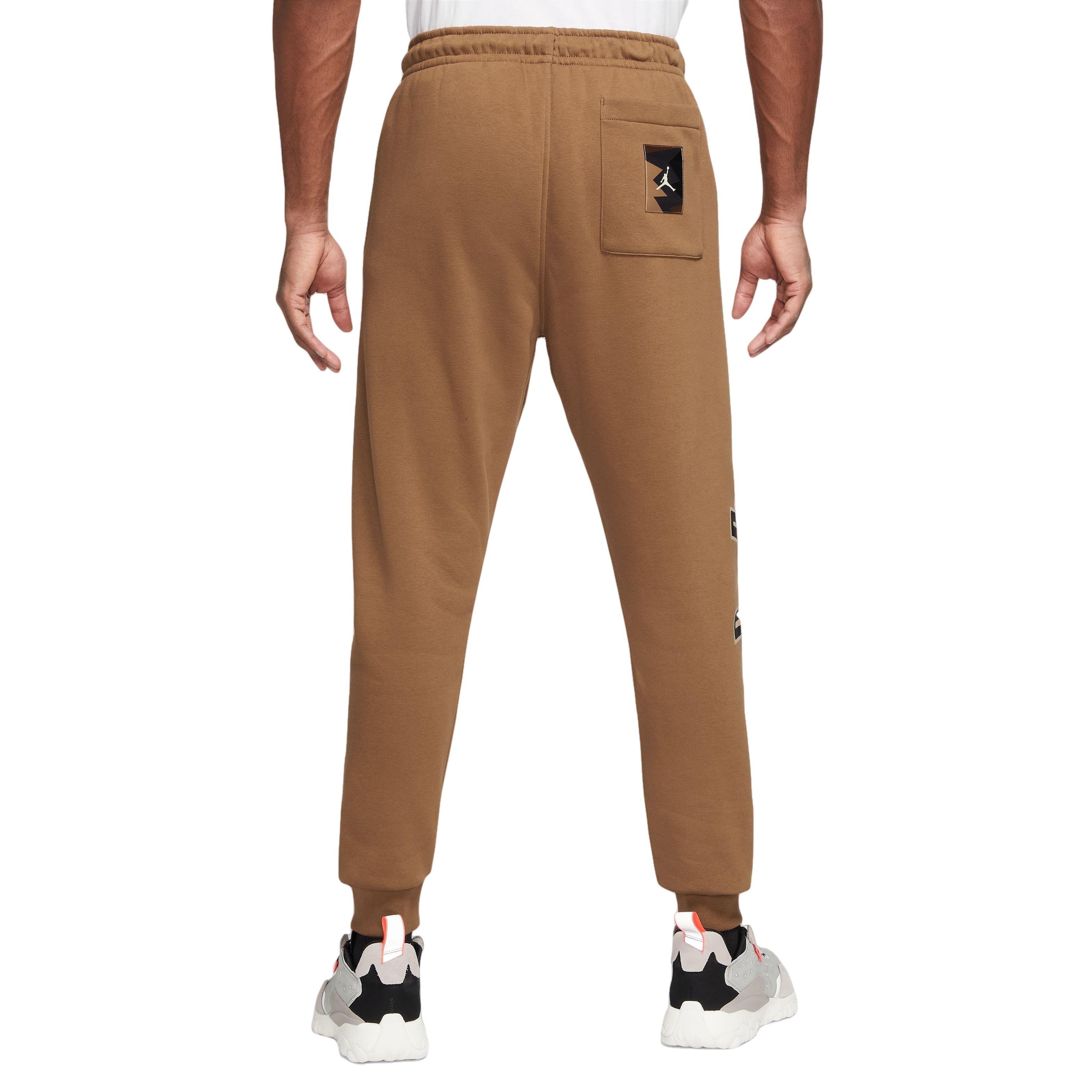 Jordan Flight MVP Fleece Pants-Tan - TAN Thumbnail View 2