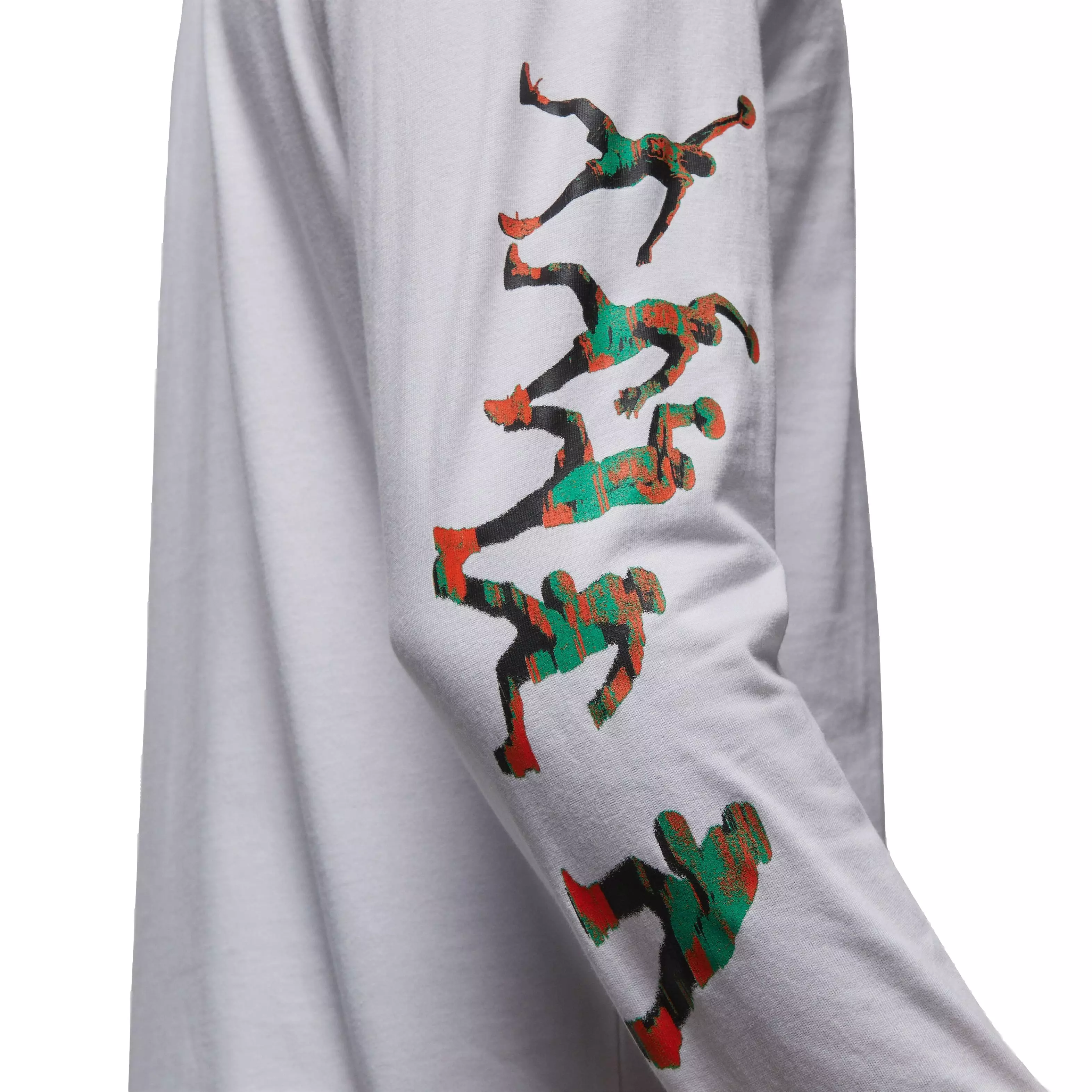 Jordan Men's Brand Long-Sleeve Crewneck Tee - WHITE/BLACK