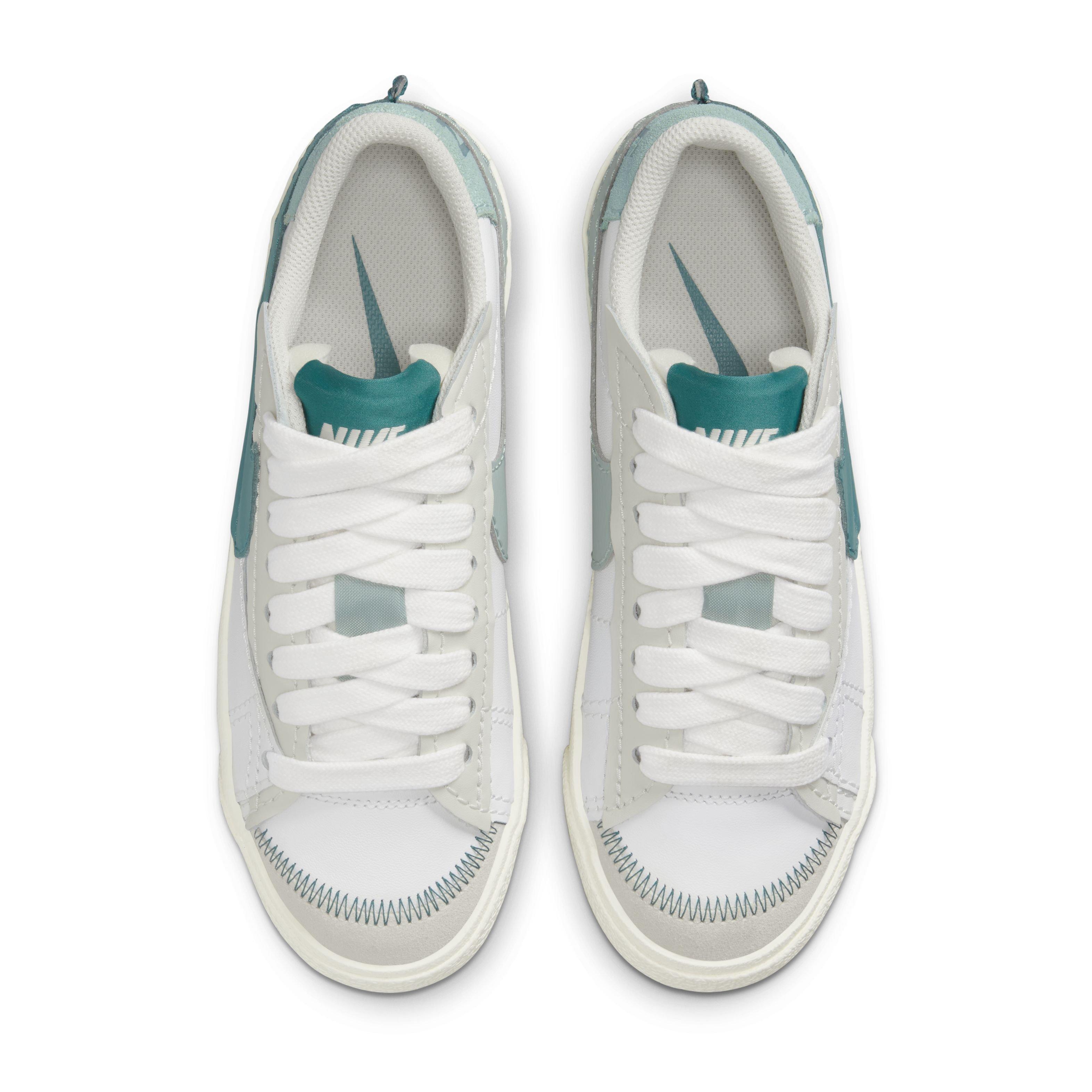 Nike Blazer Low '77 Jumbo "White/Green" Women's Shoe - WHITE/GREEN Thumbnail View 4