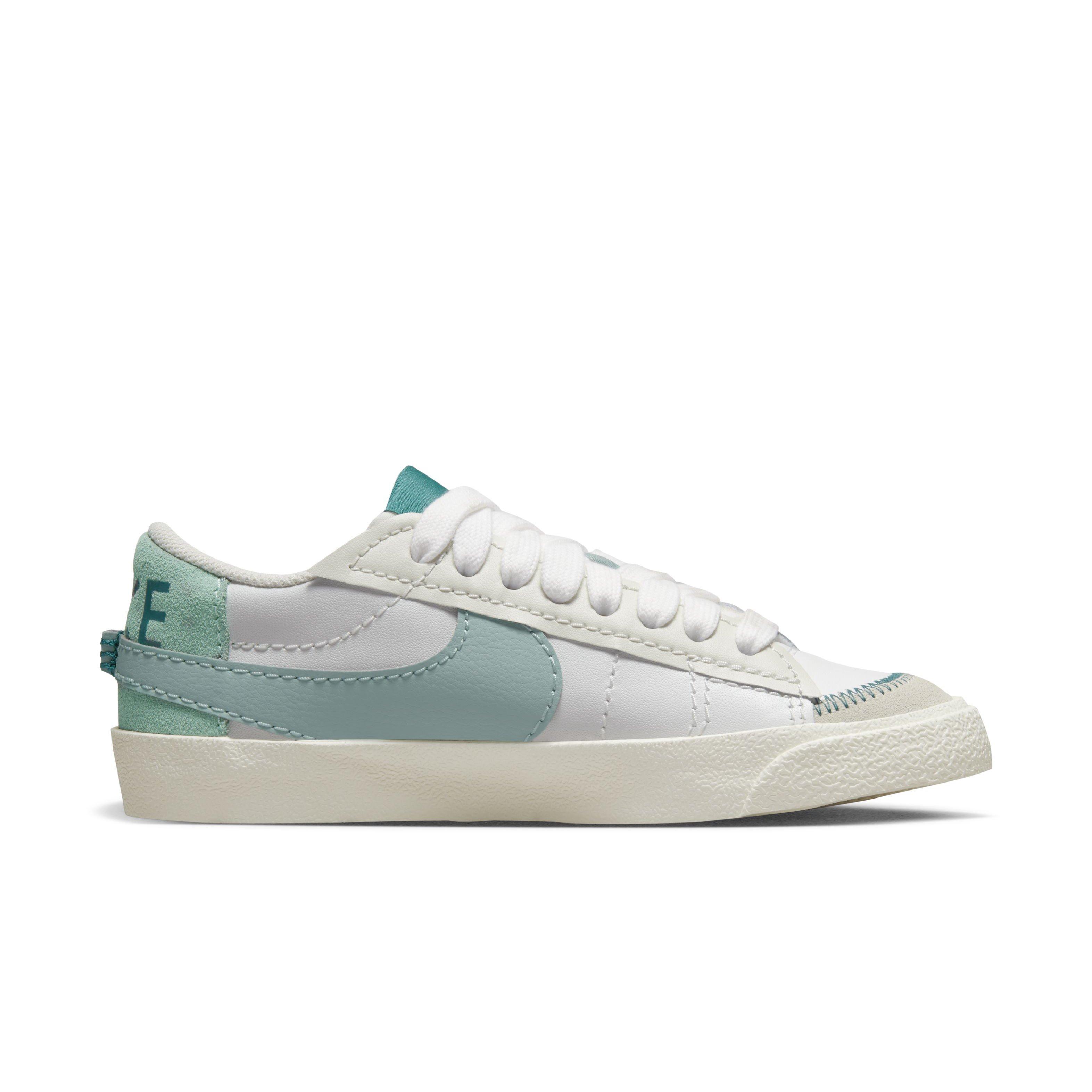 Nike Blazer Low '77 Jumbo "White/Green" Women's Shoe - WHITE/GREEN Thumbnail View 1