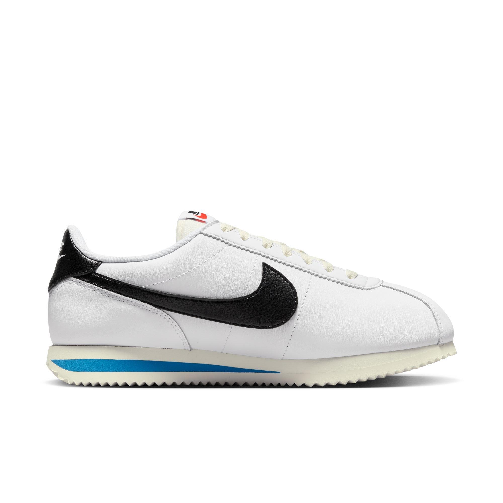 Nike Cortez "White/Black" Women's Shoe - WHITE/BLACK/PHOTO BLUE Thumbnail View 2