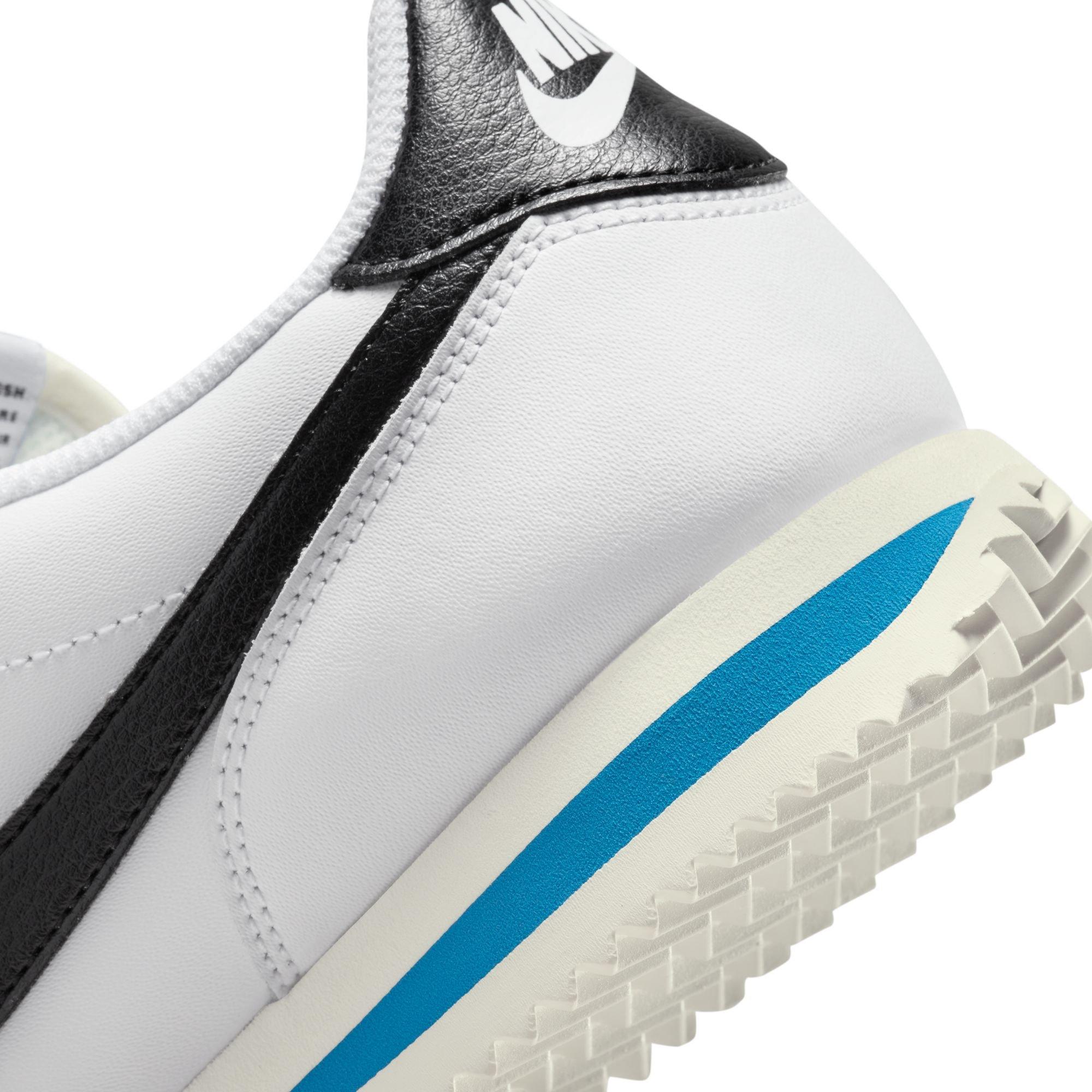 Nike Cortez "White/Black" Women's Shoe - WHITE/BLACK/PHOTO BLUE Thumbnail View 5
