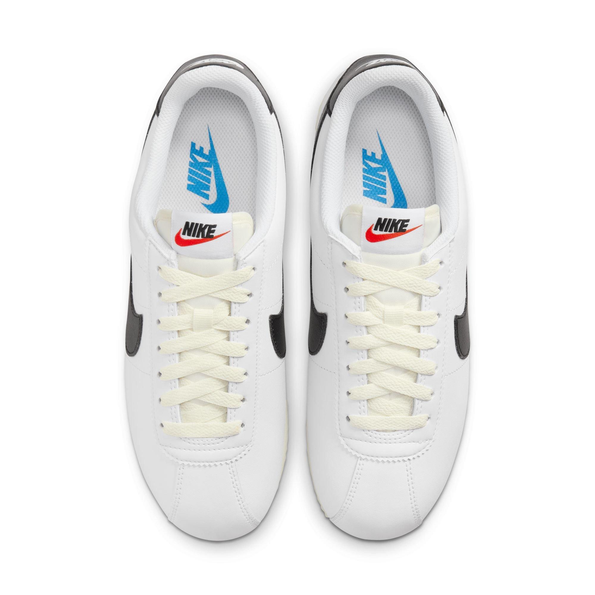 Nike Cortez "White/Black" Women's Shoe - WHITE/BLACK/PHOTO BLUE Thumbnail View 9