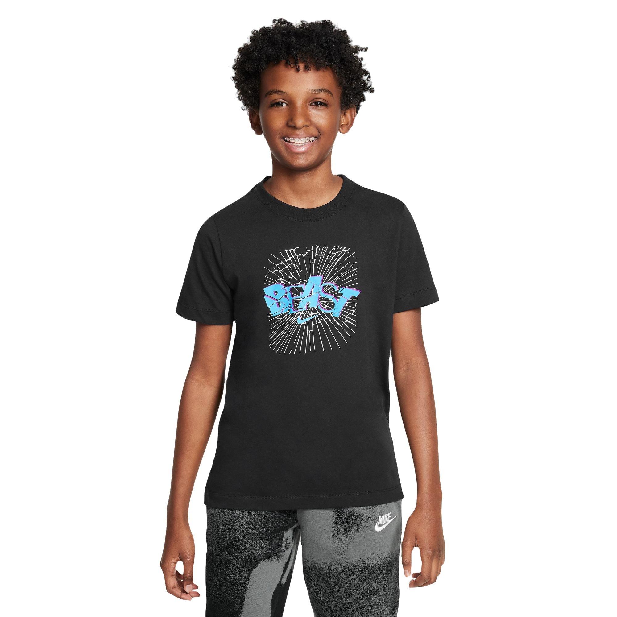 Nike Sportswear Big Kids T Shirt in Black Size Large FD3190 010