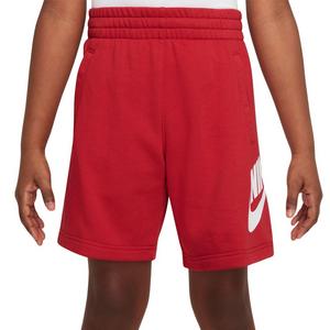 Nike Big Boys' Sportswear Club French Terry Shorts-Red/White