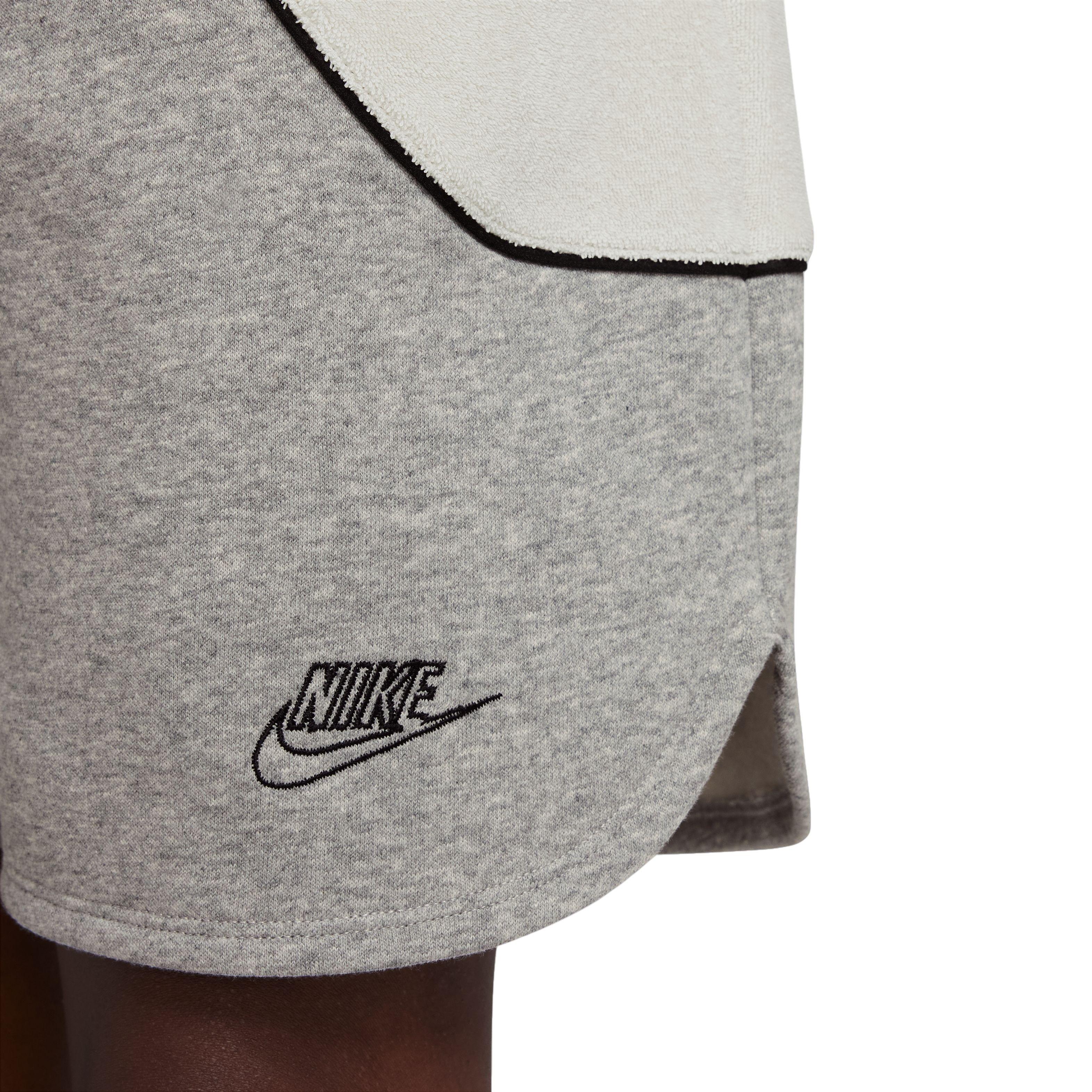 Nike Sportswear Amplify Big Boys' Grey/White Shorts