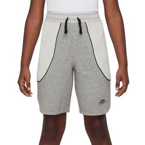 Nike Big Boys' Sportswear Amplify Shorts-Grey/White