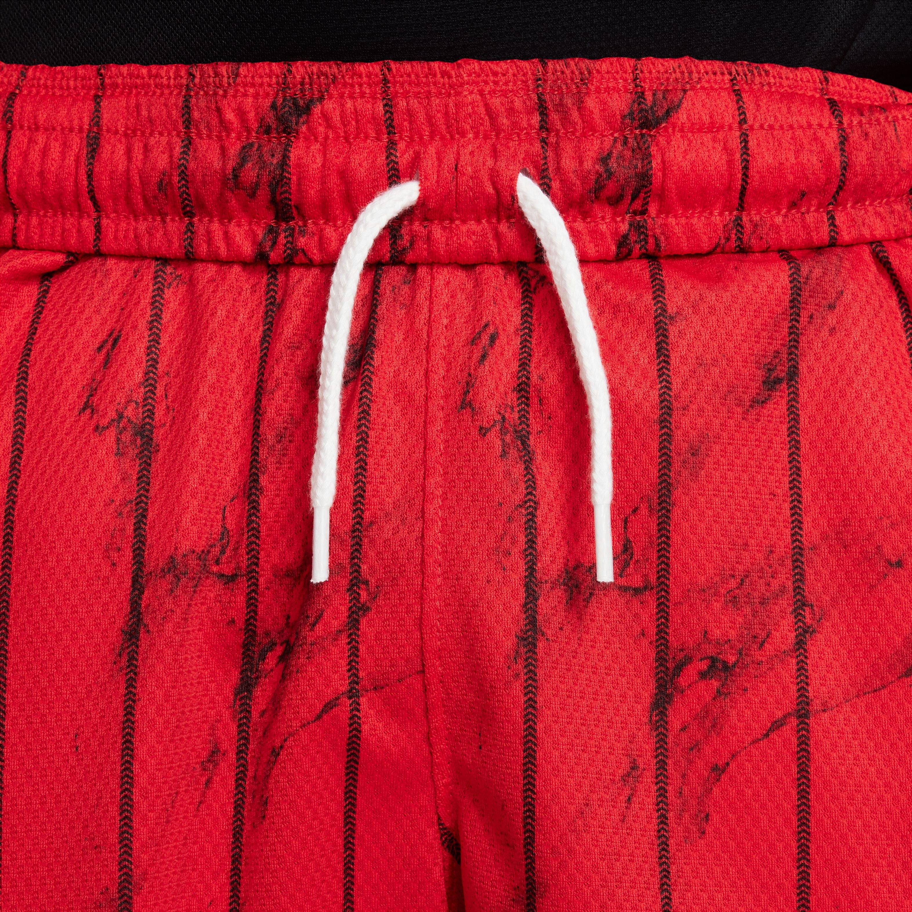 Nike Big Boys' Dri-FIT Elite Printed Basketball Shorts-Red/Black/White - RED/BLACK/WHITE Thumbnail View 12