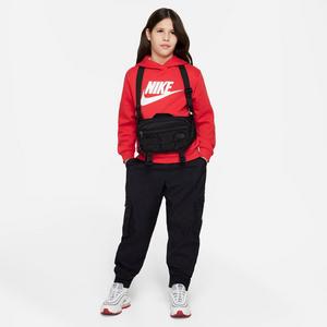 Nike Big Kids' Sportswear Club Fleece Pullover Hoodie-Red/White